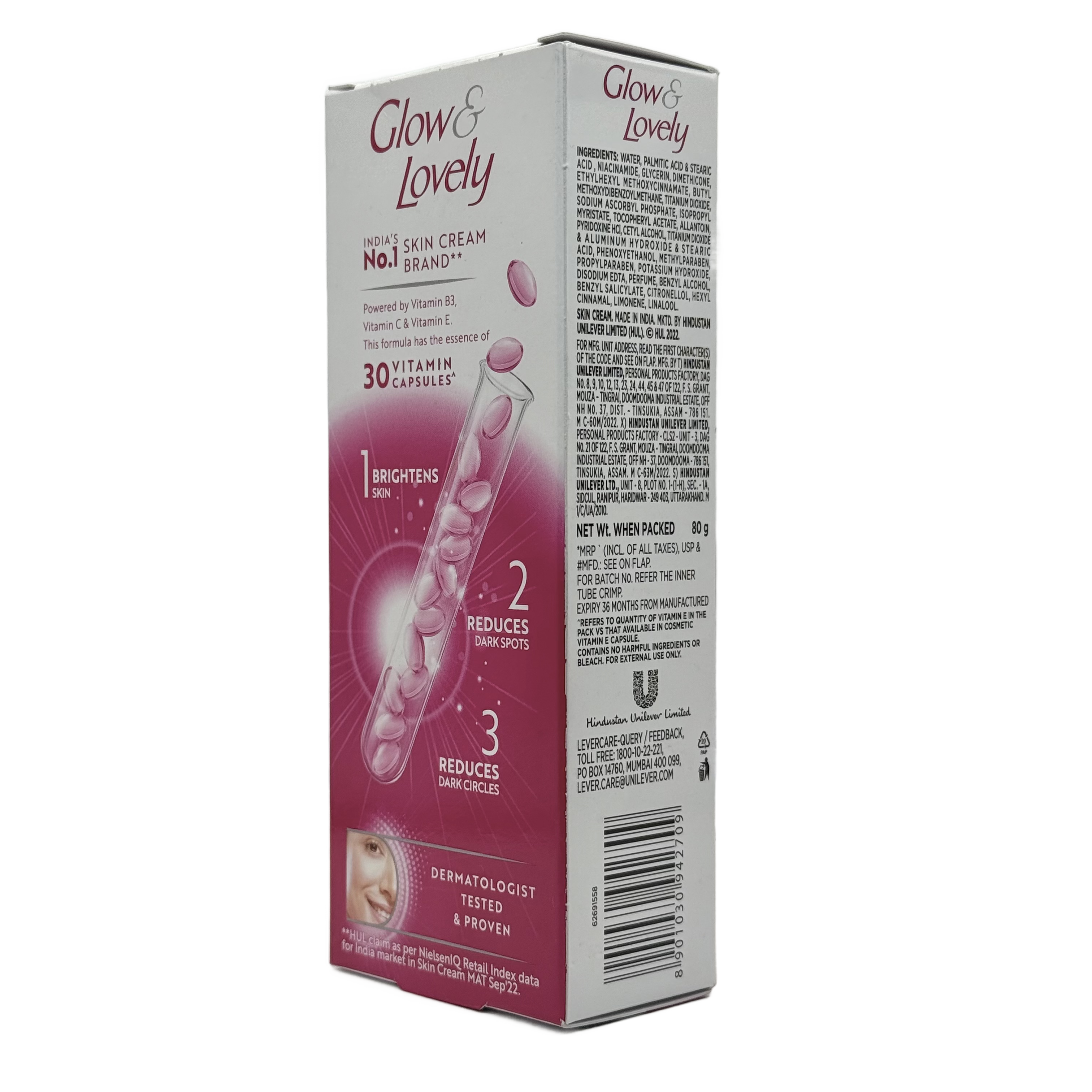 Fair & Lovely Glow Lovely Advanced Multivitamin 30 capsules - فير اند لوفلي جلو لوفلي مالتي فيتامين متقدم 30 كبسولة