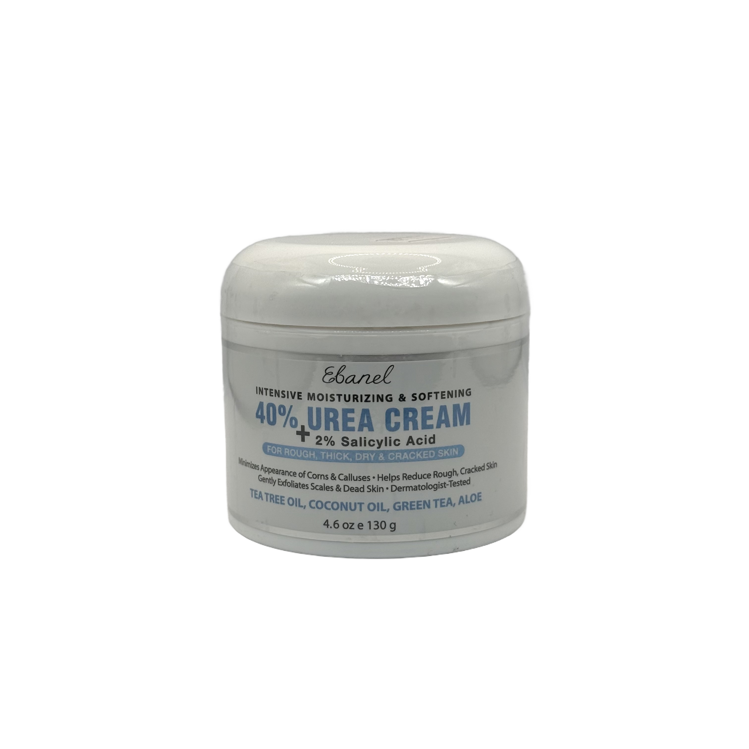 Ebanel Intensive Moisturizing 40% Urea Cream Plus 2% Salicylic Acid 130 g  -  إيبانيل كريم ترطيب مكثف يوريا 40% مع حمض الساليسيليك 2% 130 غ
