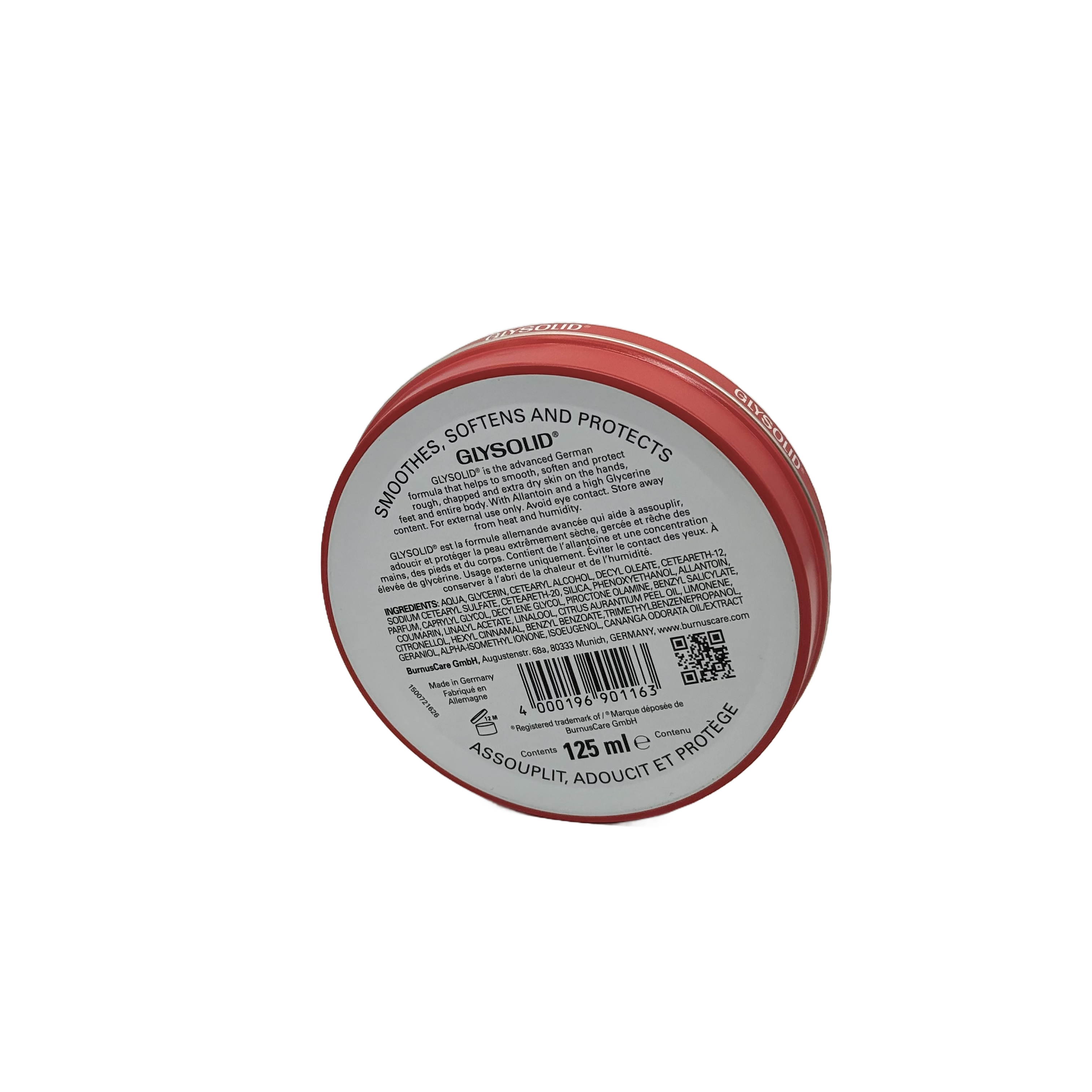 GLYSOLID Glycerin Cream 125ml - كريم جلسوليد بالجليسرين 125 مل