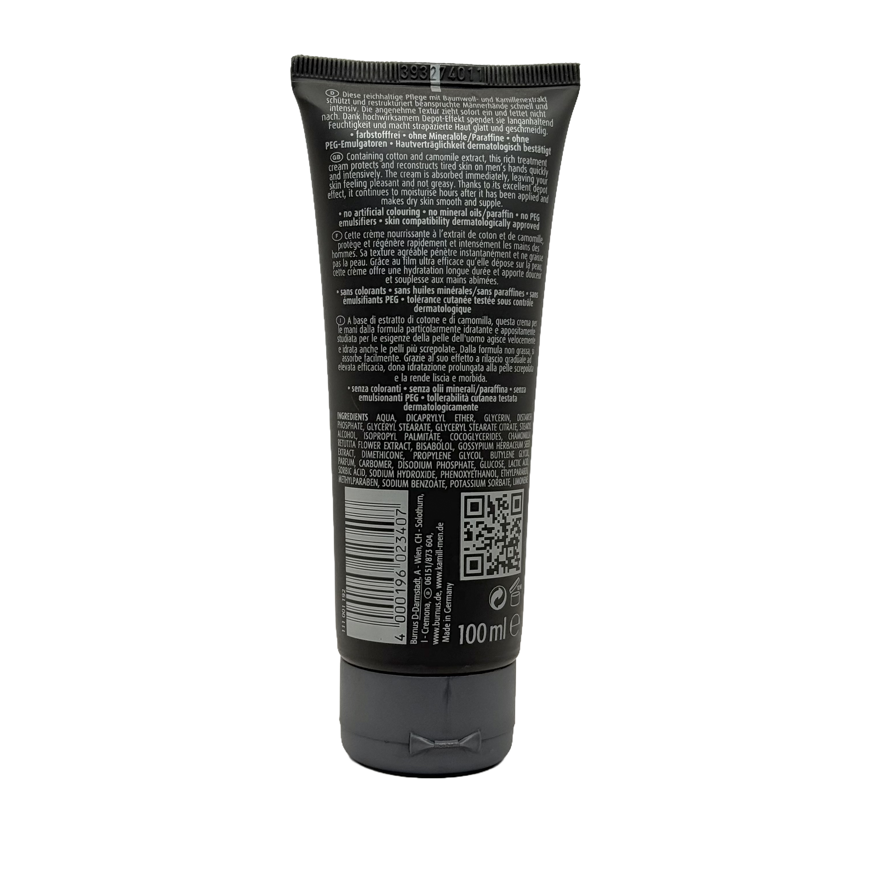 Kamill Hand Cream Men 100ml - كريم كاميل لليدين للرجال 100 مل