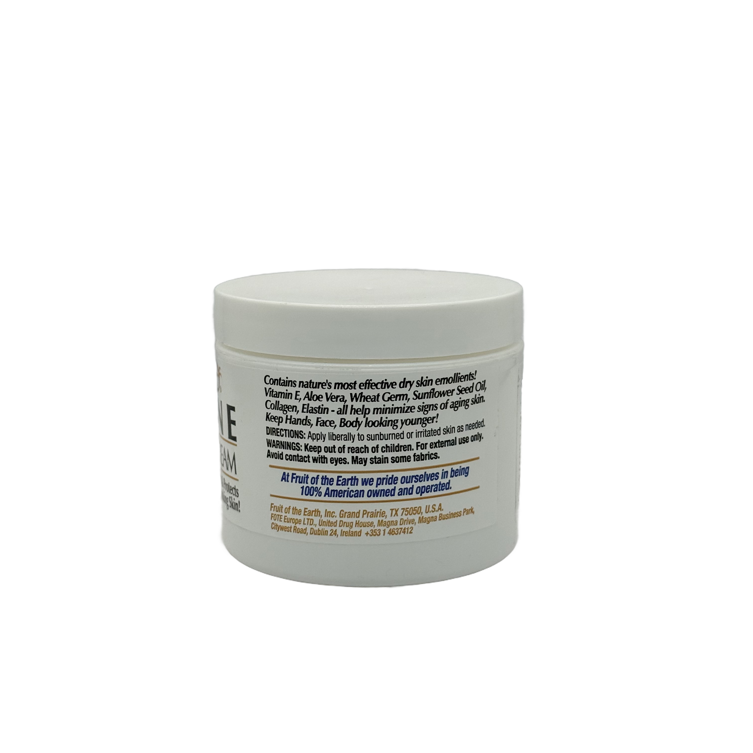 Fruit Of The Earth Vitamin E Moisturising Cream 113 g - كريم ترطيب فيتامين إي من فروت اوف ذا ايرث 113 غ