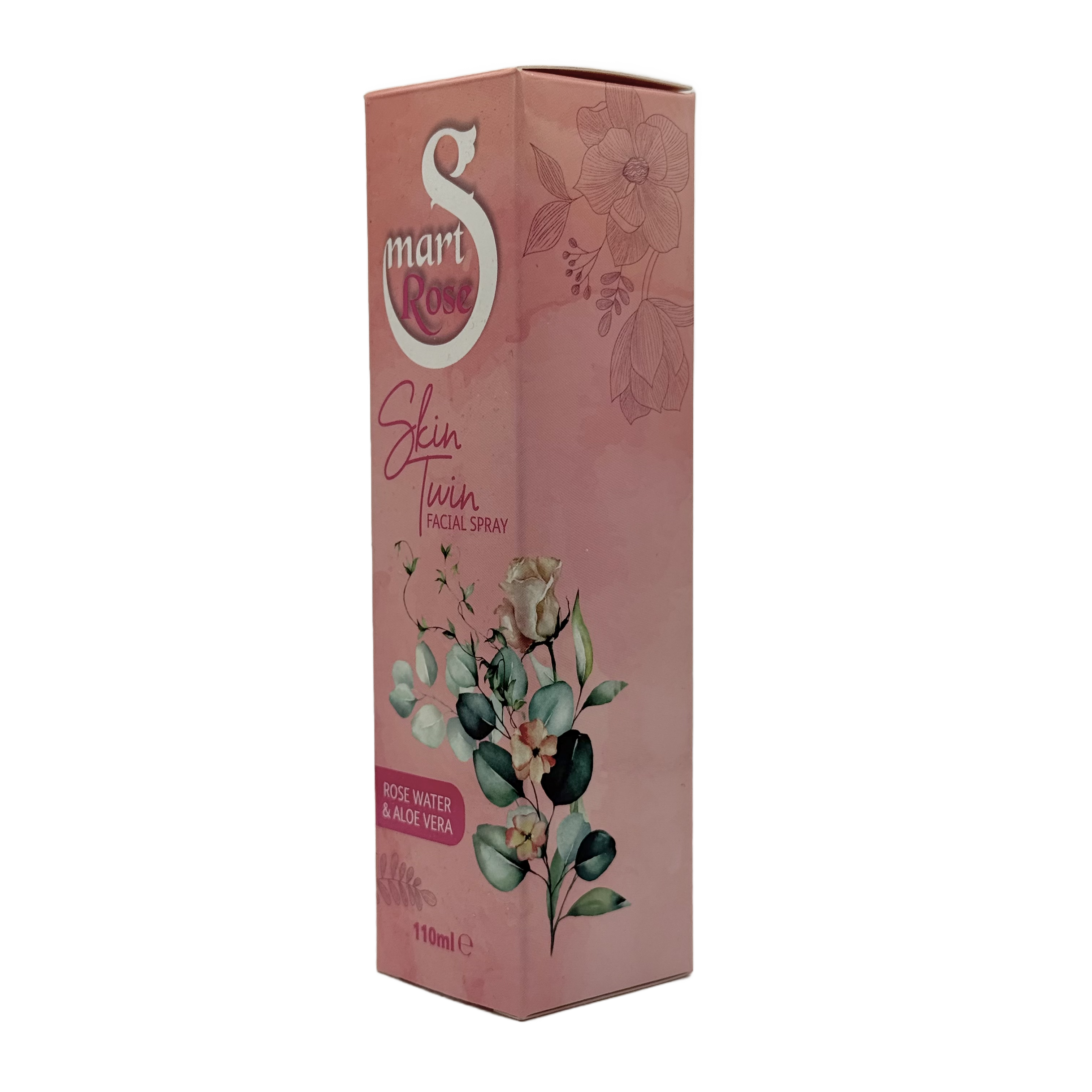 Smart Rose Skin Twin Facial Spray 110 ml - بخاخ سمارت روز لتجديد بشرة الوجه 110 مل