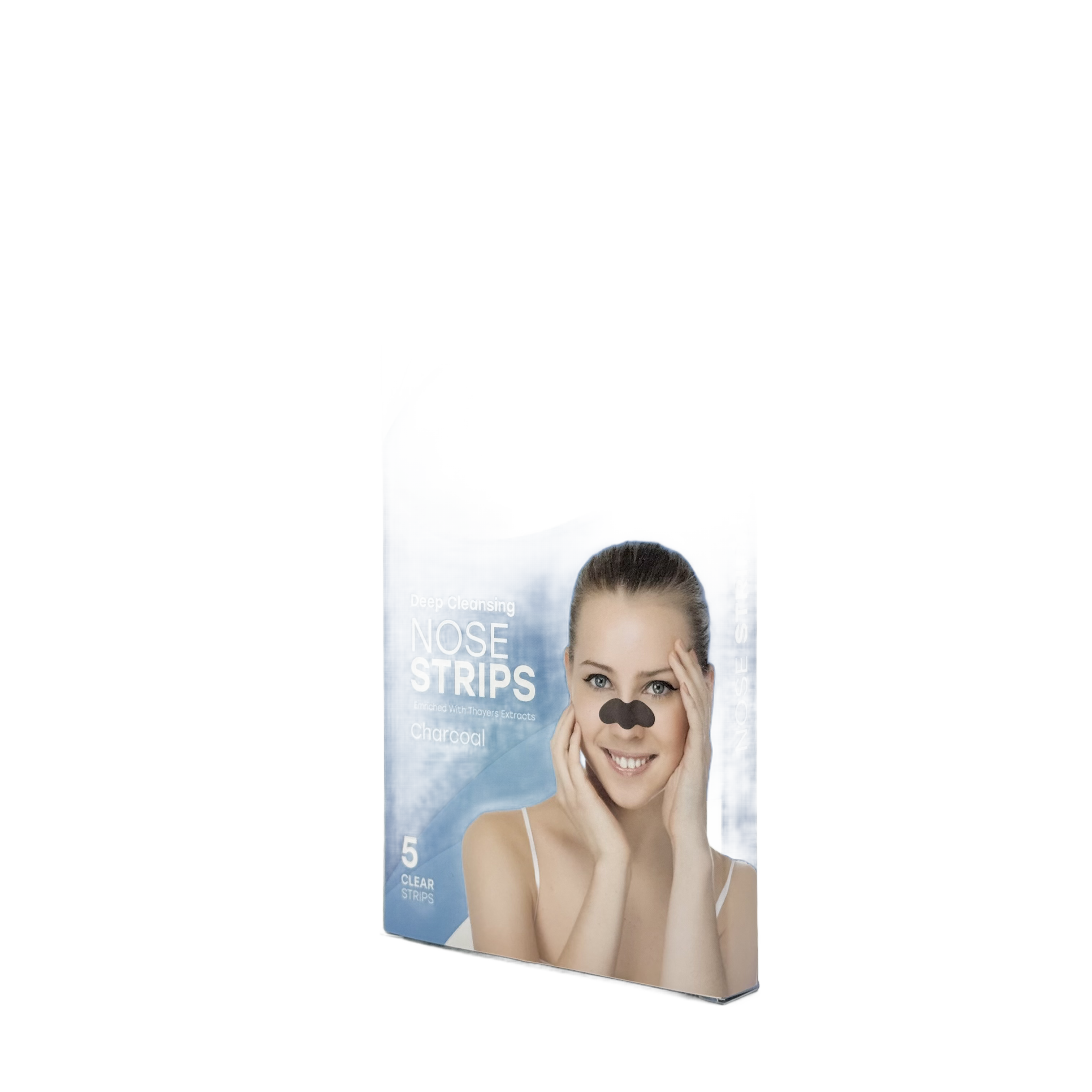 Beauty Wings Deep Cleansing Nose Strips Charcoal 5 strips - شرائط الأنف بيوتي وينغز للتنظيف العميق بالفحم 5 شرائط