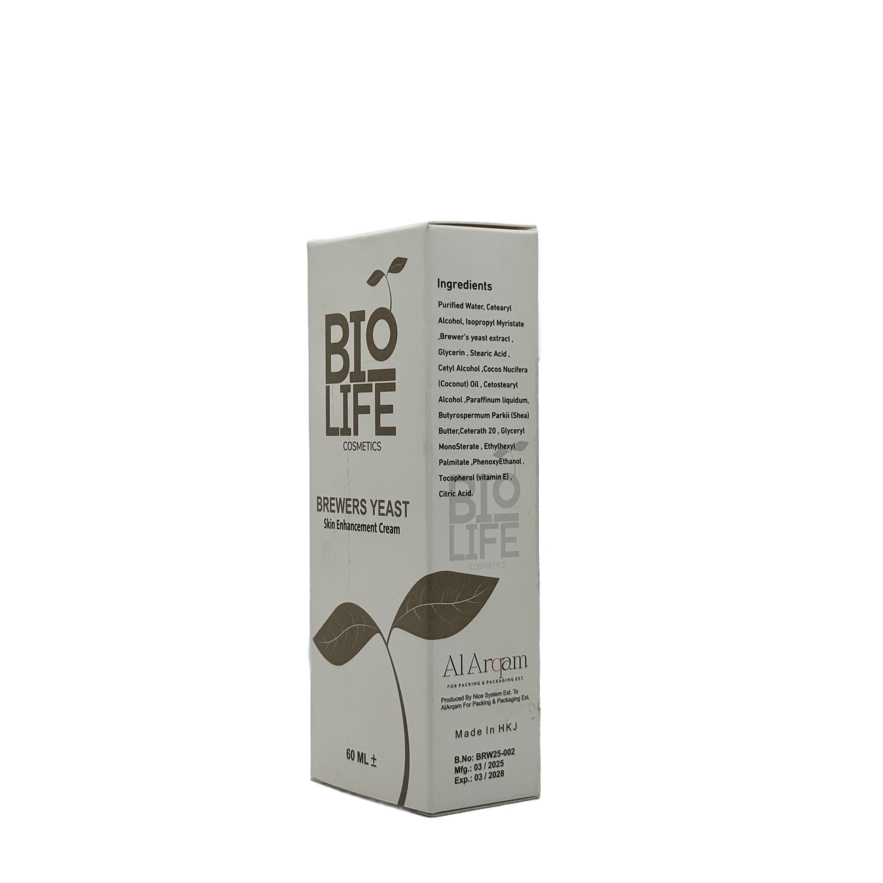 BioLife Brewers Yeast Cream 60 ml - كريم بايو لايف بخميرة البيرة 60 مل