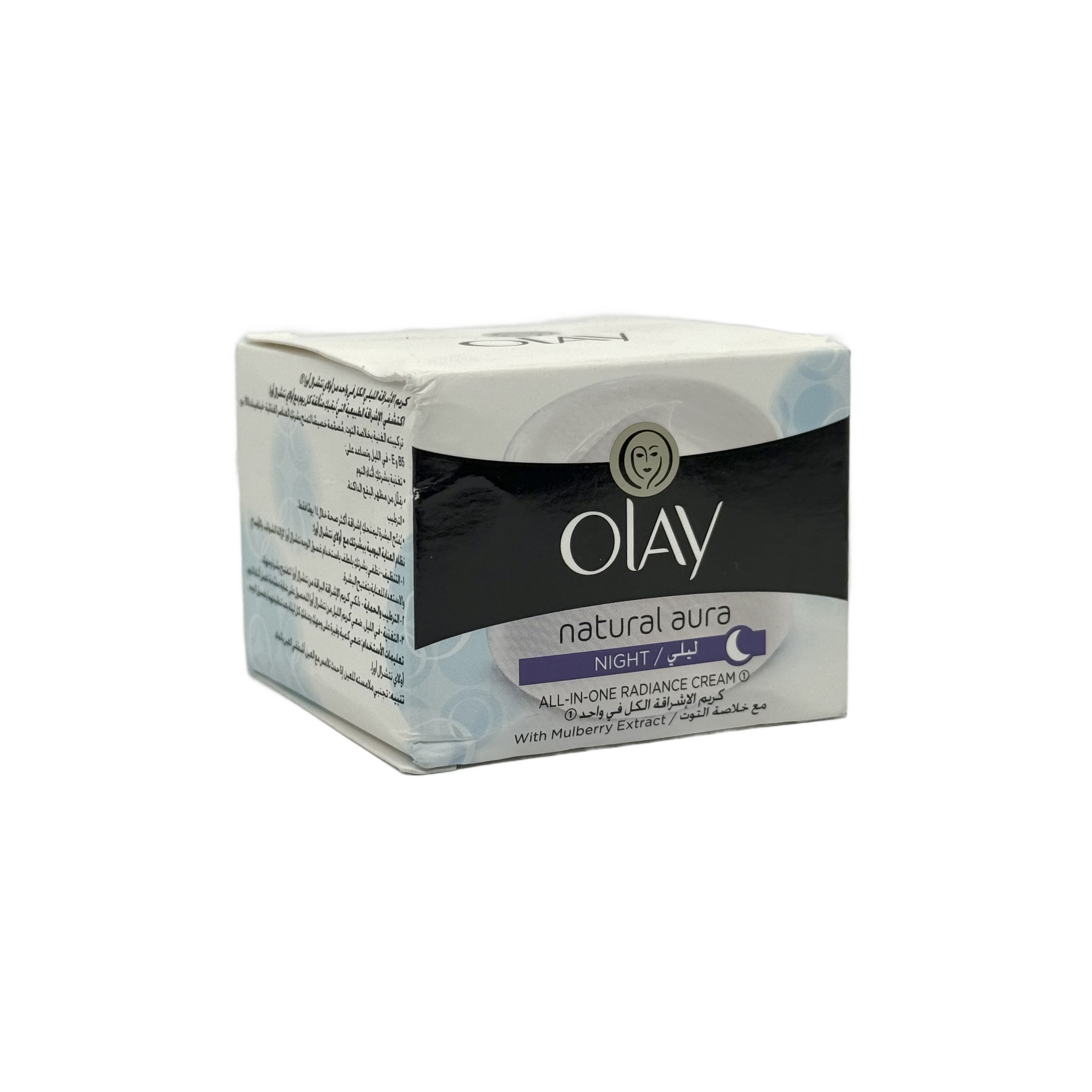 Olay Natural Aura Night All-in-One Radiance Cream 50 g - كريم أولاي ناتشورال أورا الليلي للإشراقة 50 غ