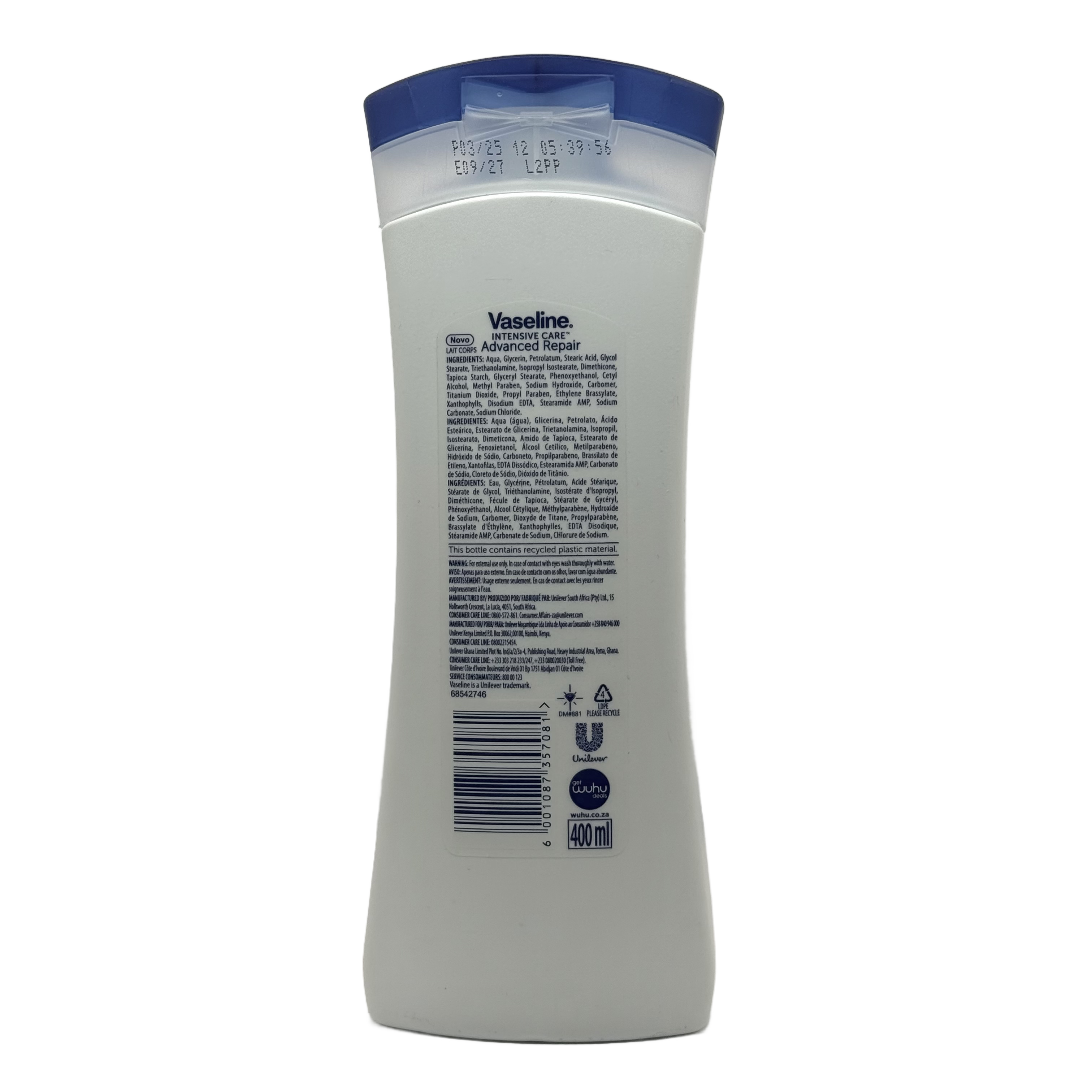 Vaseline Advanced Repair Lotion 400 ml - لوشن فازلين الإصلاح المتقدم 400 مل