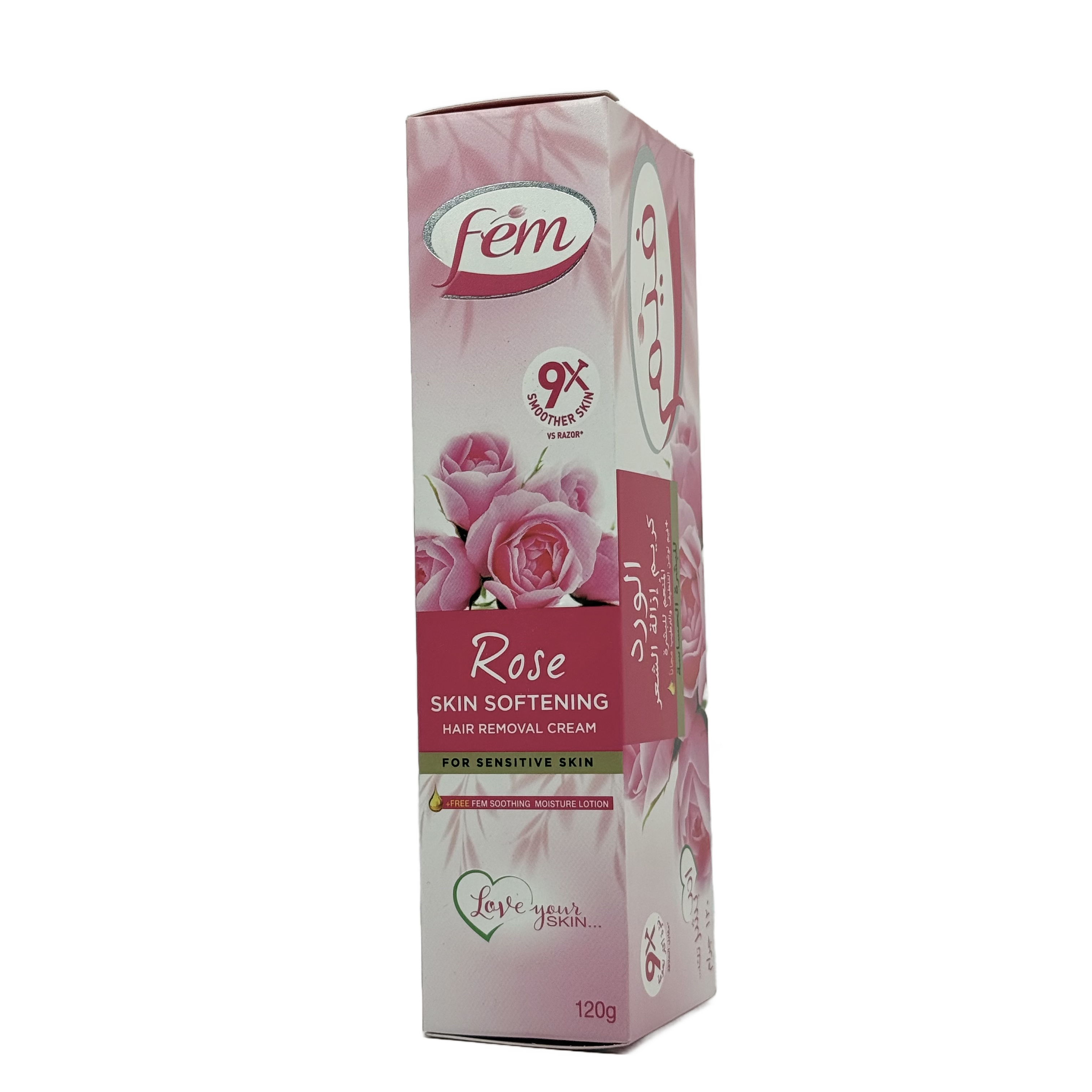 Fem Rose Hair Removal Cream 120 g - كريم فيم لإزالة الشعر بالورد 120 غ