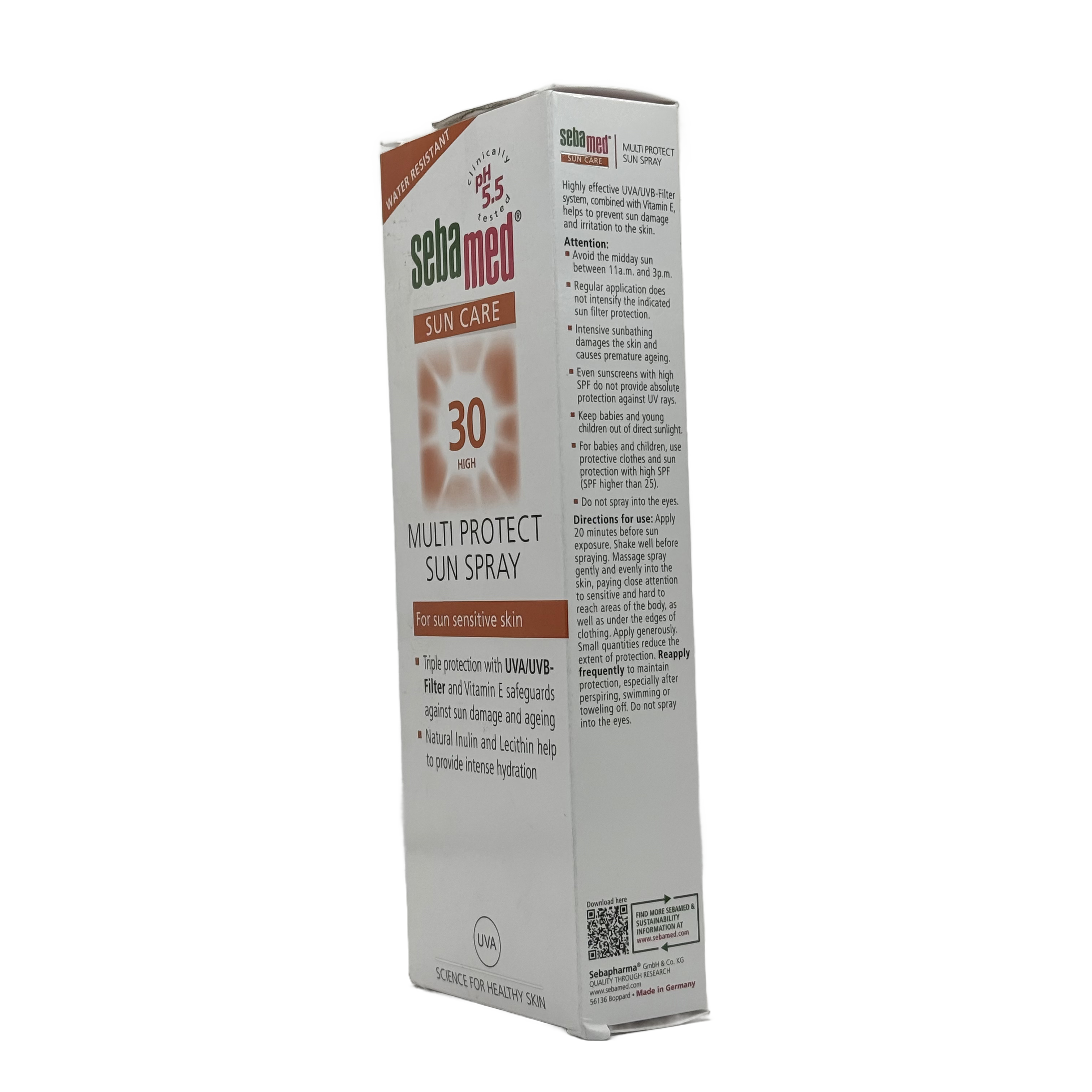 Sebamed Multi Protect Sun Spray SPF 30 150ml - سيباميد بخاخ واقي شمس متعدد الحماية SPF 30 150 مل