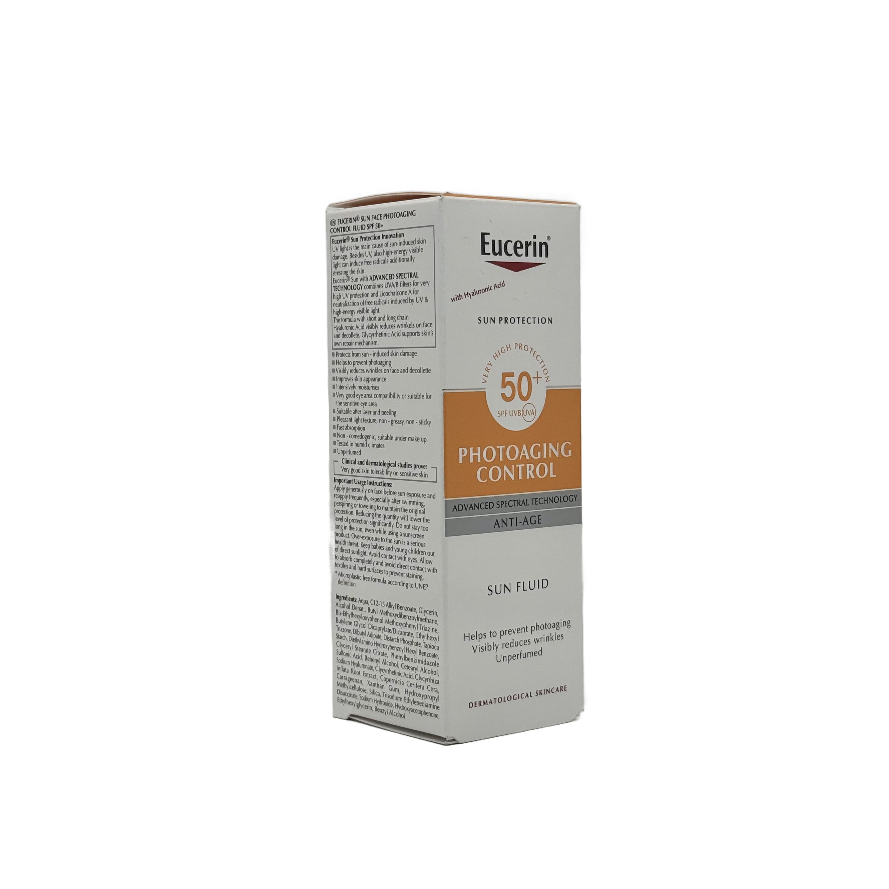 Eucerin Photoaging Control Fluid SPF 50+ 50ml - يوسرين فوتو إيجينغ كنترول فلويد SPF 50+ 50 مل