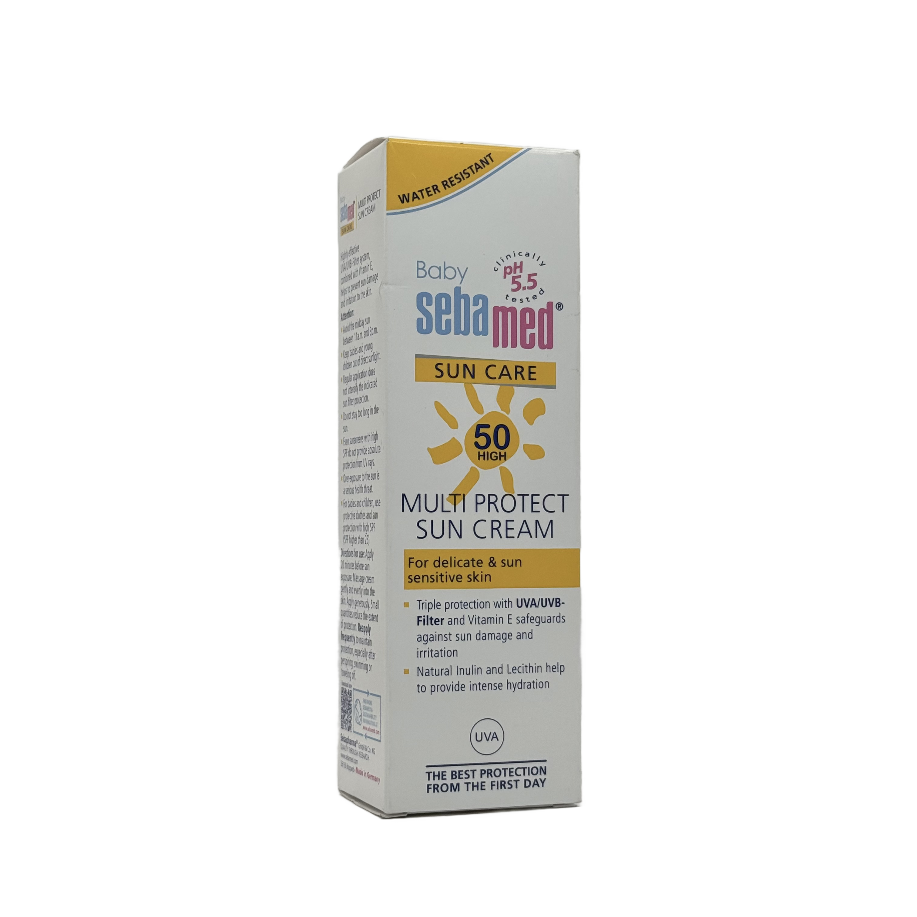 Sebamed Multi Protect Sun Cream SPF 50 Baby 75ml سيباميد كريم واقي شمس متعدد الحماية - SPF 50 للاطفال 75 مل