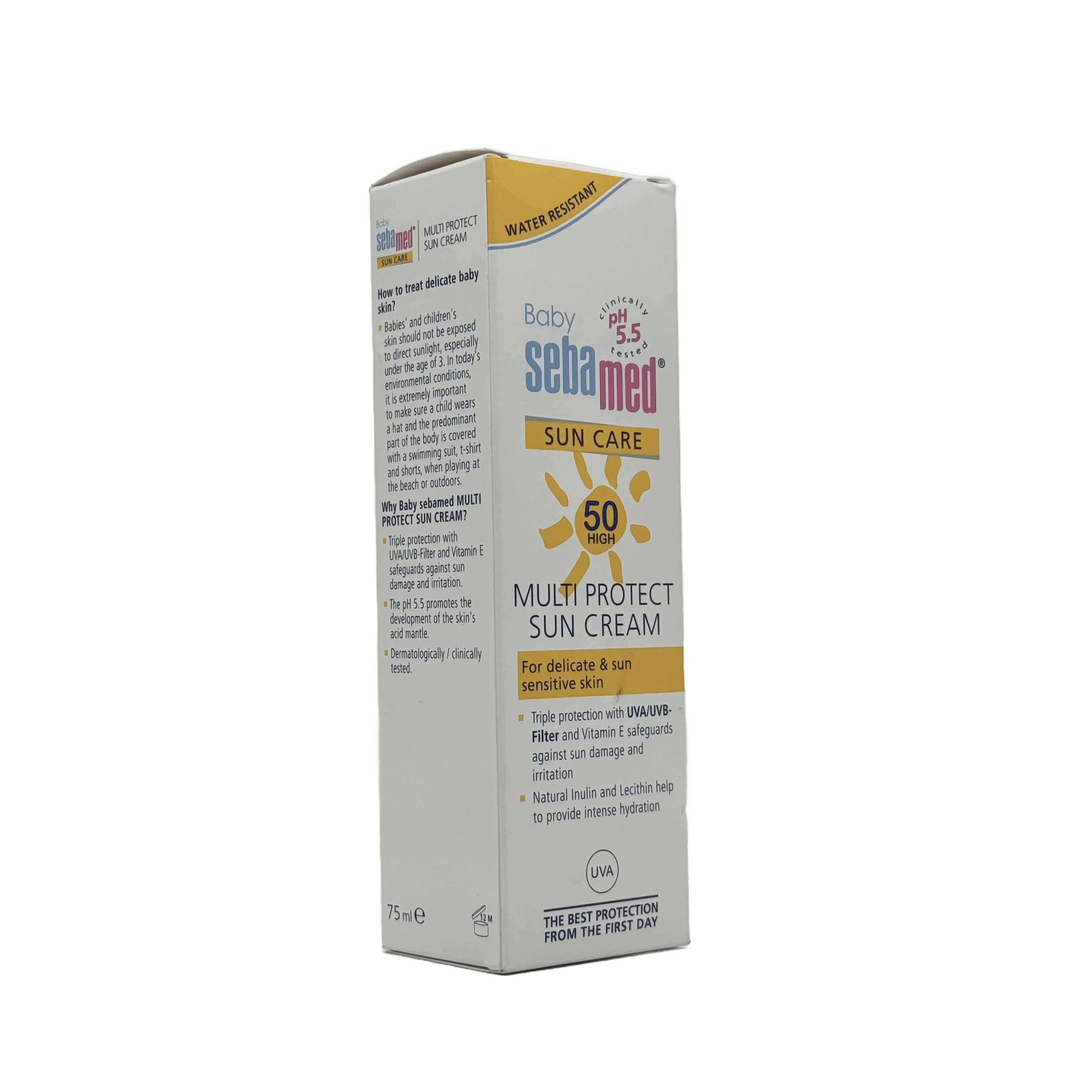 Sebamed Multi Protect Sun Cream SPF 50 Baby 75ml سيباميد كريم واقي شمس متعدد الحماية - SPF 50 للاطفال 75 مل