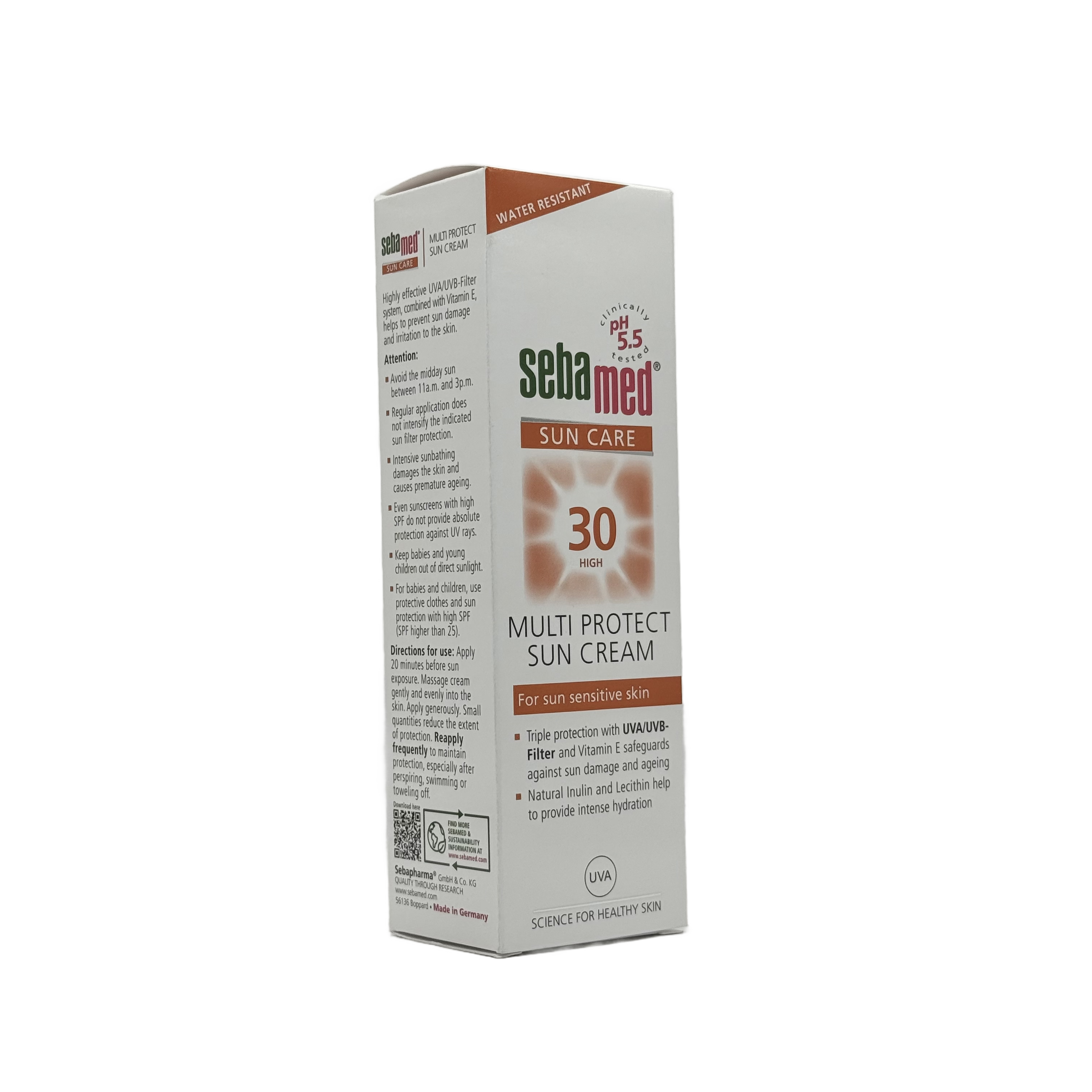 Sebamed Multi Protect Sun Cream SPF 30 75ml - سيباميد كريم واقي شمس متعدد الحماية SPF 30 75 مل