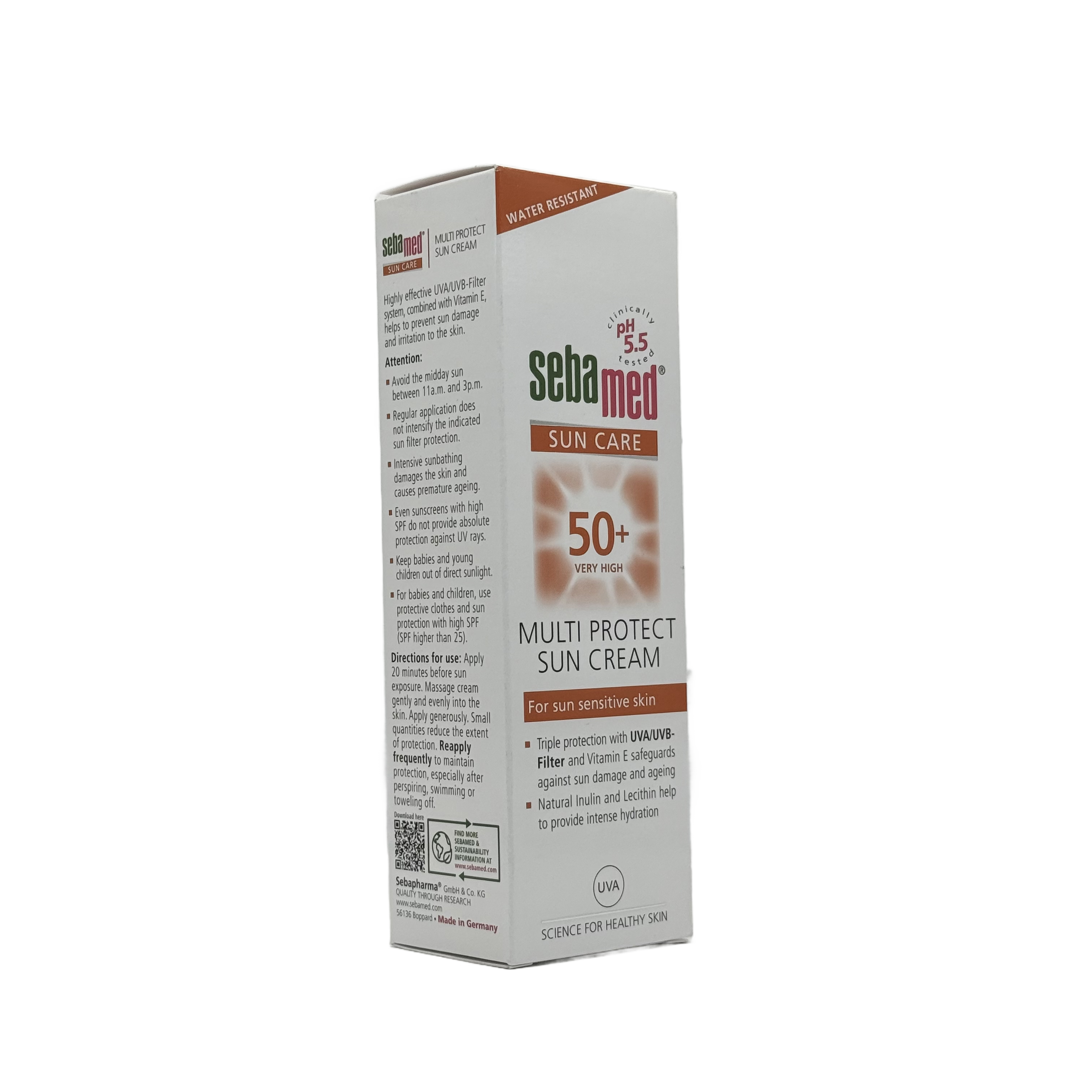 Sebamed Multi Protect Sun Cream SPF 50+ 75ml - سيباميد كريم واقي شمس متعدد الحماية SPF 50+ 75 مل