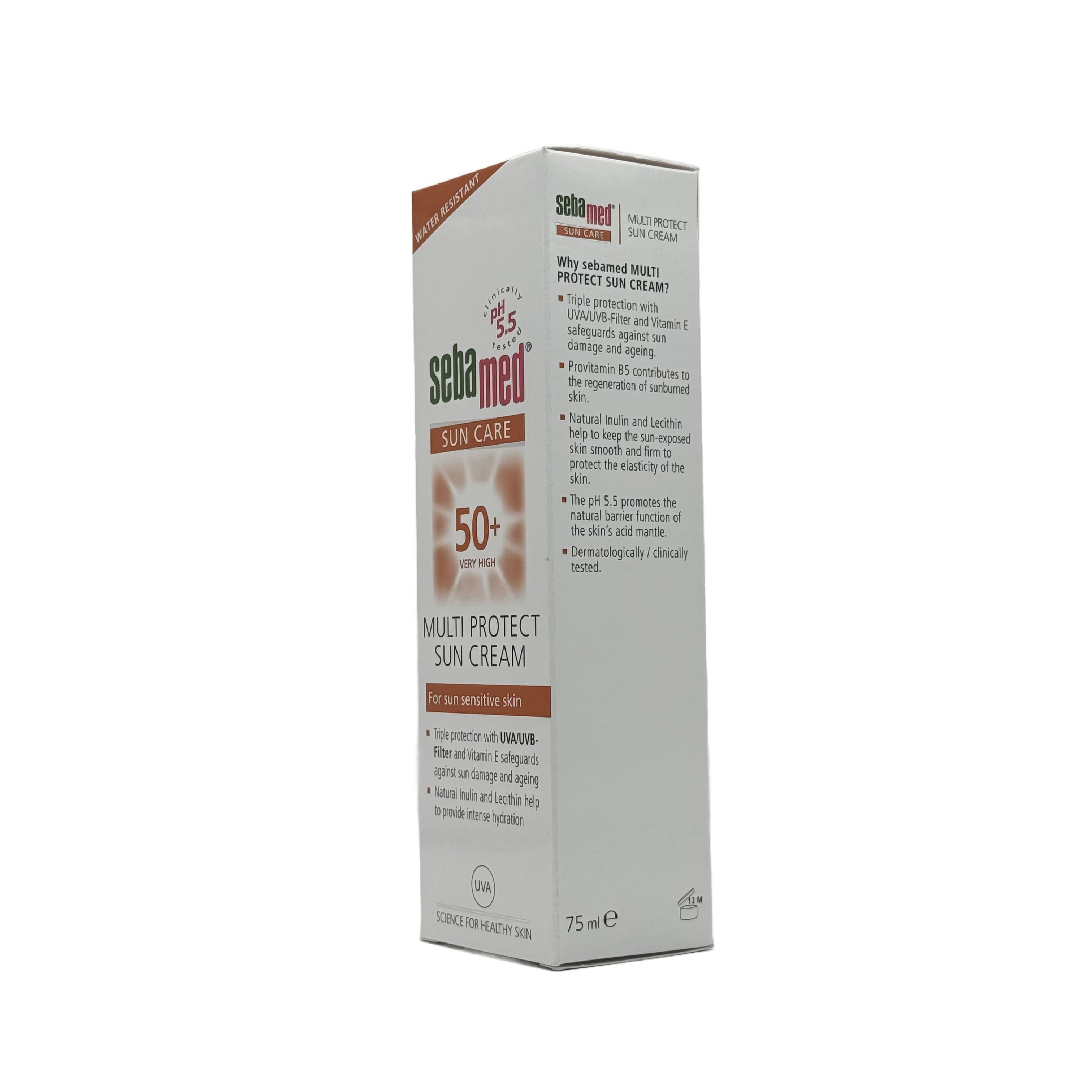 Sebamed Multi Protect Sun Cream SPF 50+ 75ml - سيباميد كريم واقي شمس متعدد الحماية SPF 50+ 75 مل