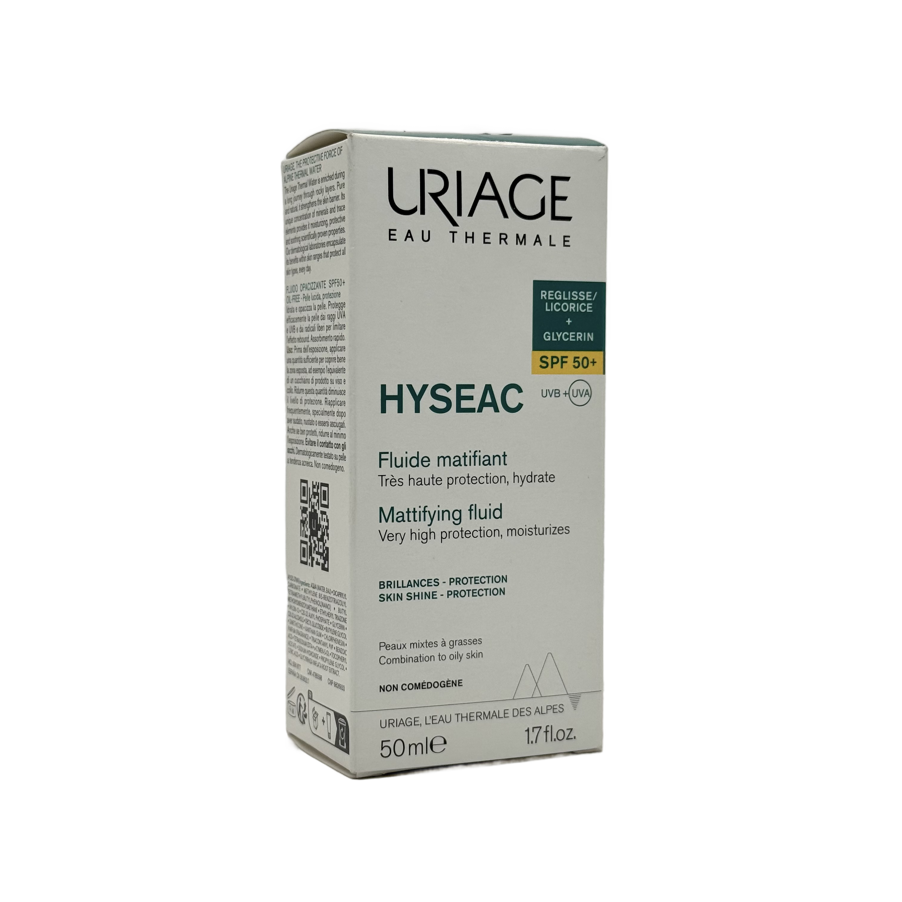 Uriage Hyséac Fluid SPF 50+ 50ml - يورياج هايسيـاك فلويد SPF 50+ 50 مل