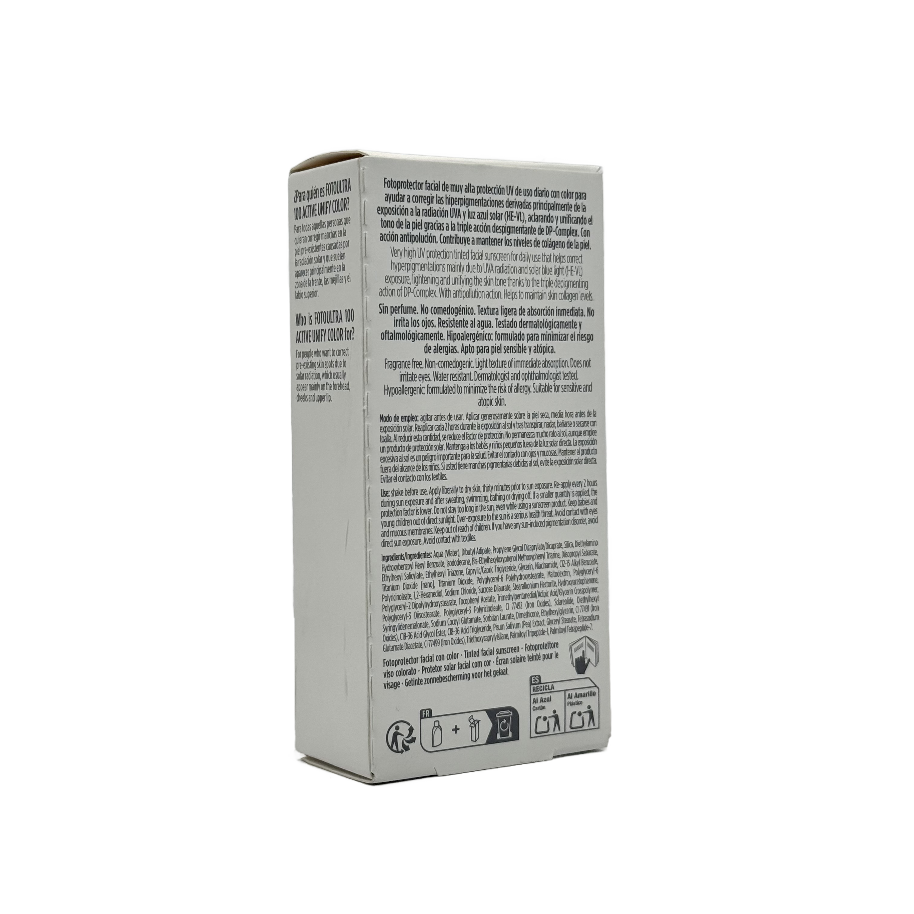 ISDIN Fotoultra 100 Active Unify SPF 50+ 50ml - ايزدين فوتوألترا 100 أكتيف يونايفاي SPF 50+ 50 مل