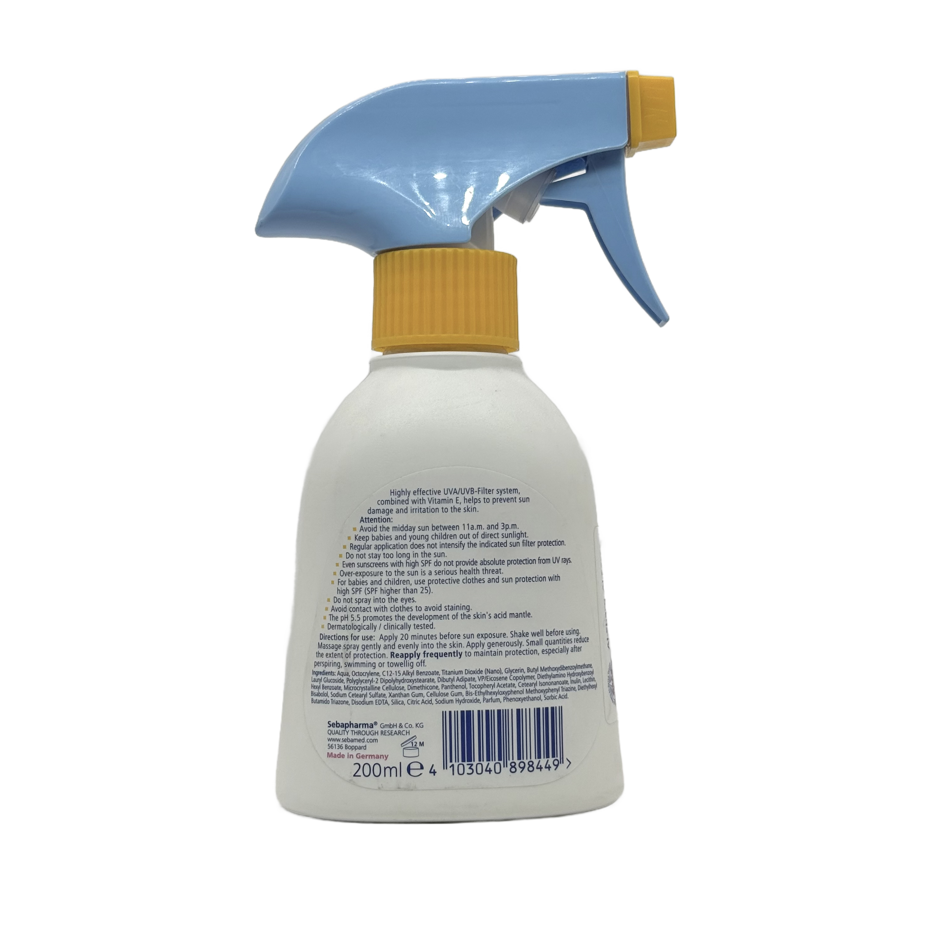 Sebamed Baby Multi Protect Sun Spray SPF 50 200ml - سيباميد بخاخ واقي شمس متعدد الحماية SPF 50 للأطفال 200 مل