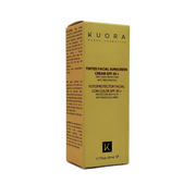 Kuora Tinted Facial Sunscreen Cream SPF 50+ 50ml - كيورا كريم واقي شمس ملون للوجه SPF 50+ 50 مل
