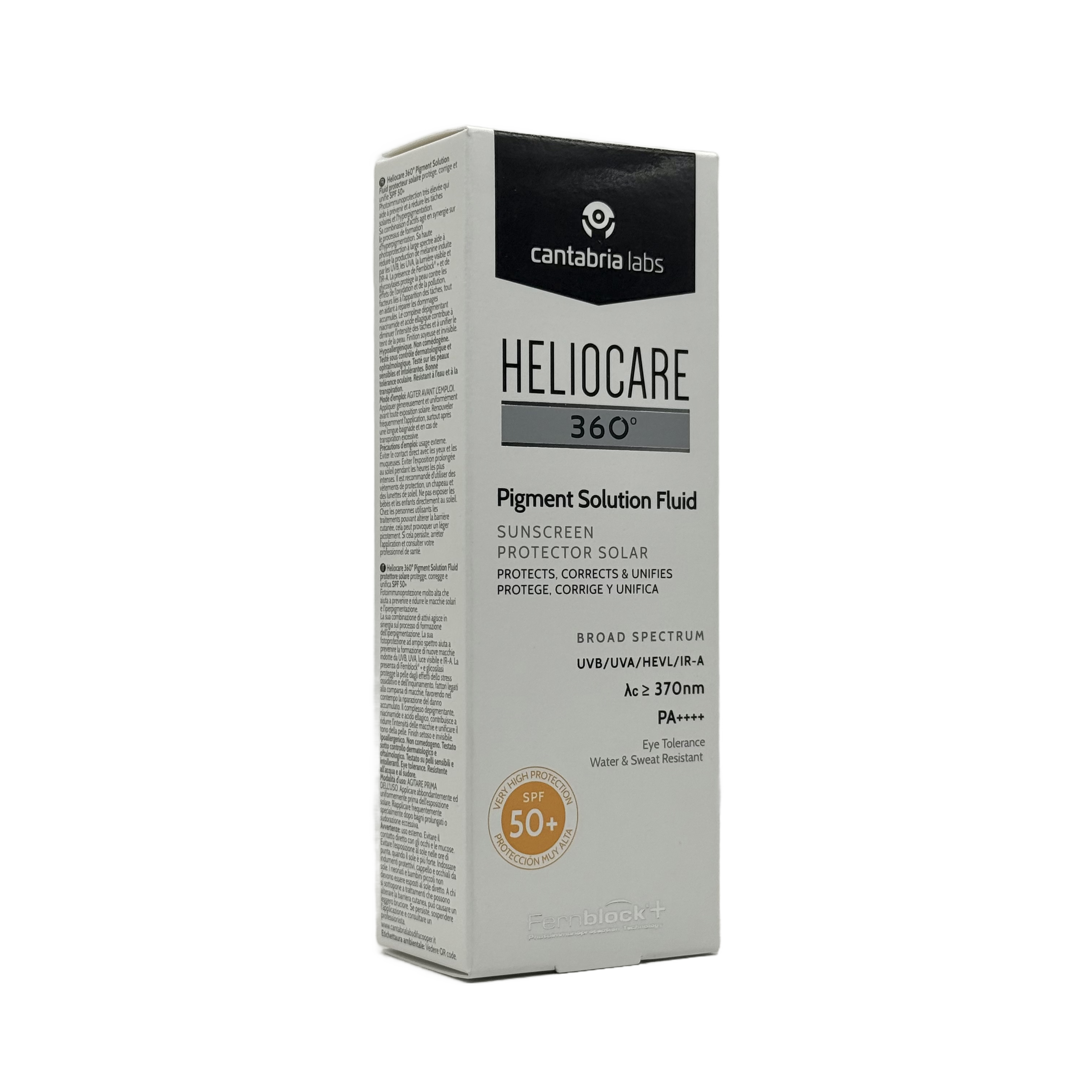 Cantabria Labs Heliocare 360º Pigment Solution Fluid SPF 50+ 50ml - كانتابريا لابز هيليوكير 360 بيغمنت سوليوشن فلويد SPF 50+ 50 مل