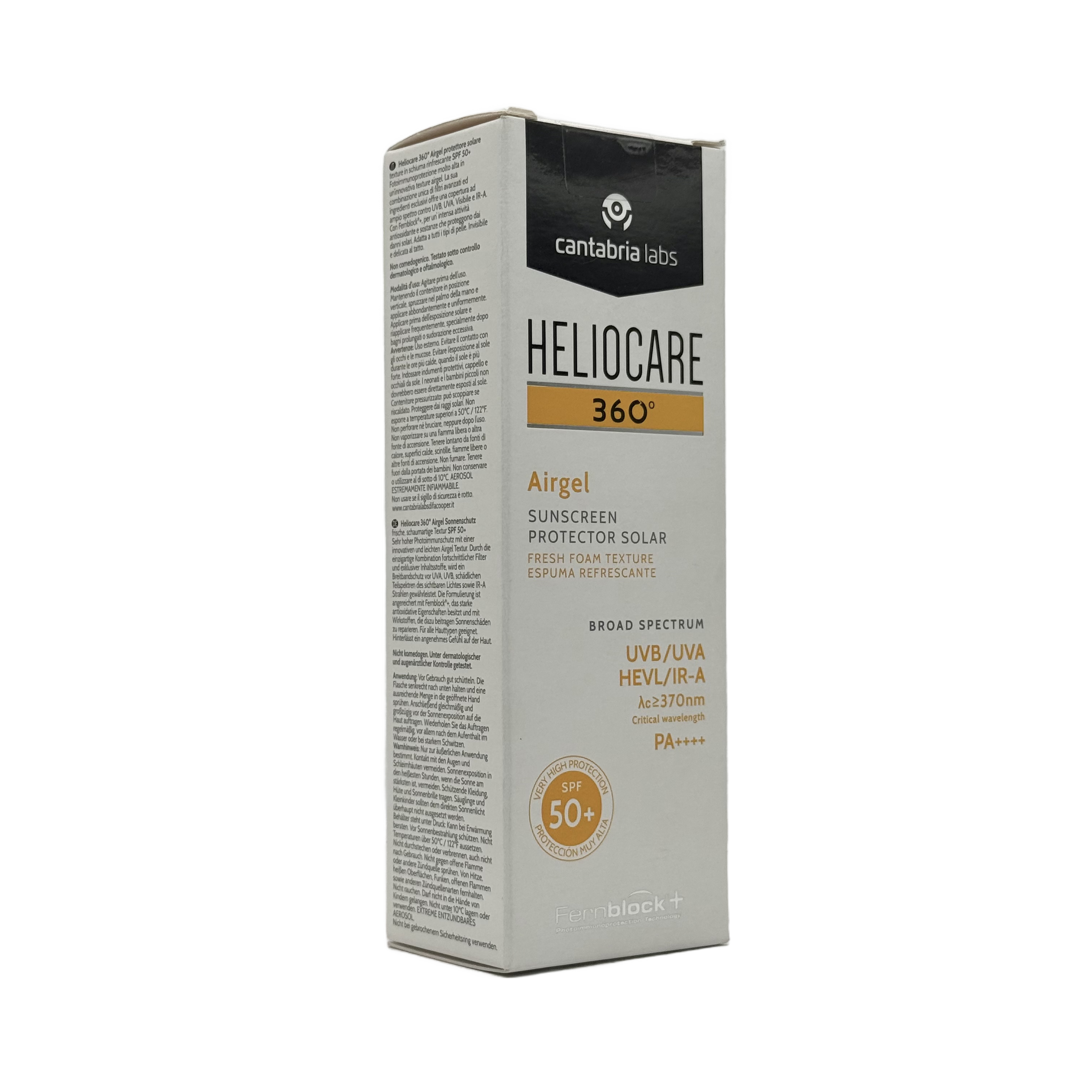 Cantabria Labs Heliocare 360° Airgel SPF 50+ 60ml - كانتابريا لابز هيليوكير 360 ايرجل SPF 50+ 60 مل