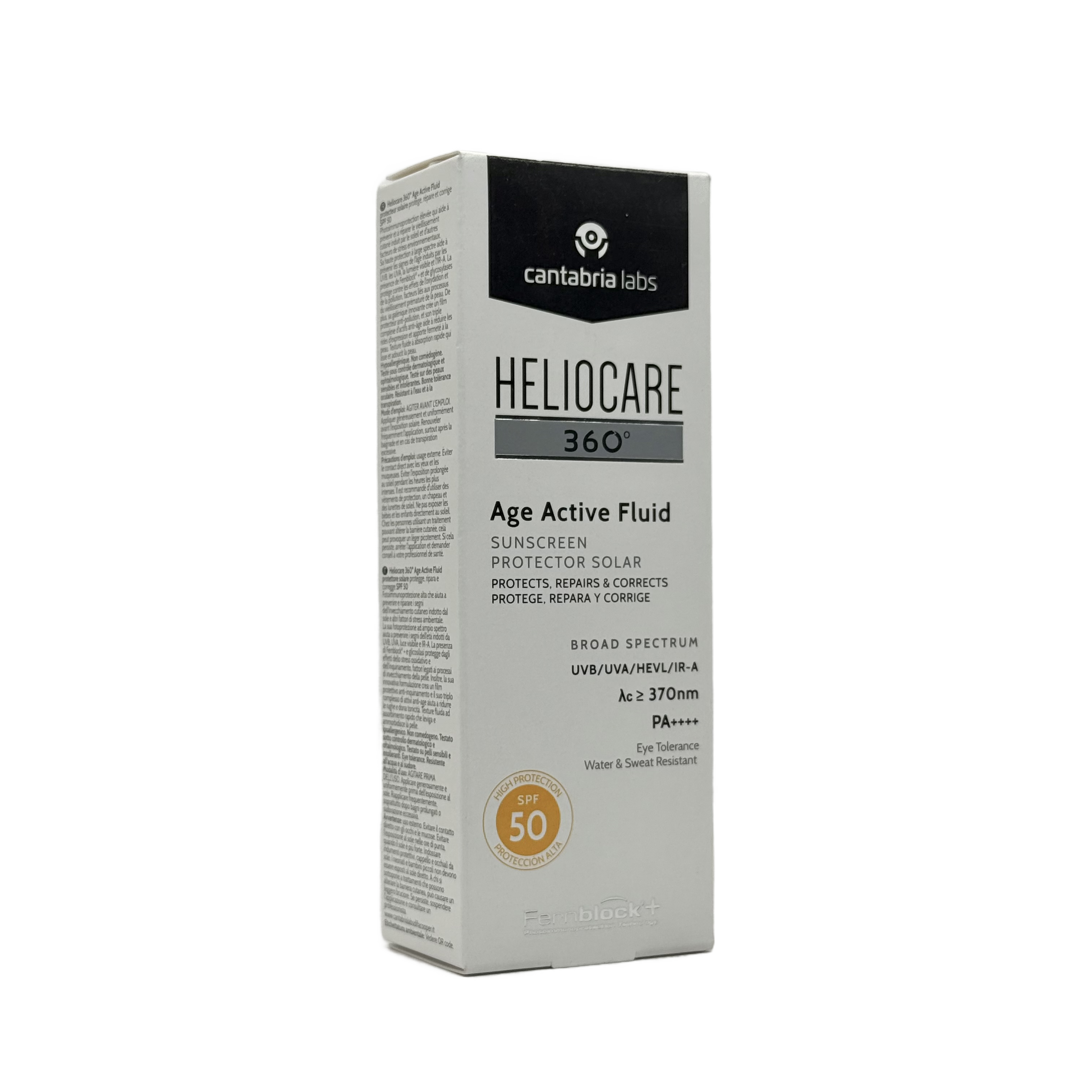 Cantabria Labs Heliocare 360º Age Active Fluid SPF 50+ 50ml - كانتابريا لابز هيليوكير 360 ايج أكتيف فلويد SPF 50+ 50 مل