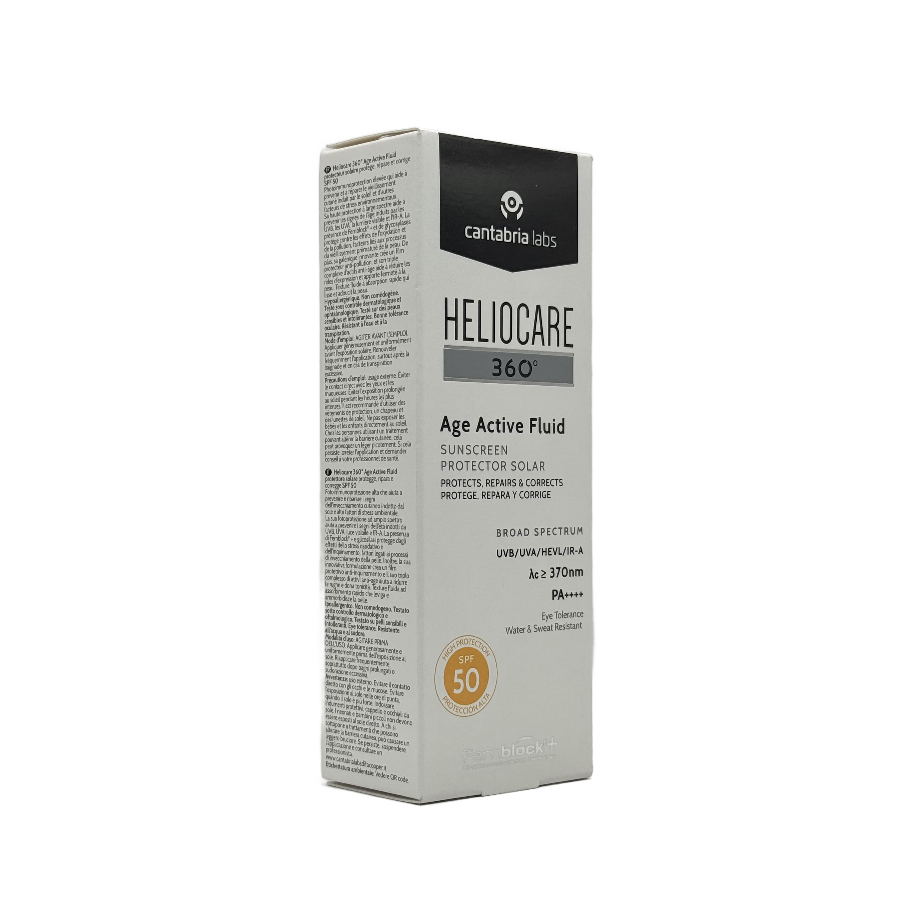 Cantabria Labs Heliocare 360º Age Active Fluid SPF 50+ 50ml - كانتابريا لابز هيليوكير 360 ايج أكتيف فلويد SPF 50+ 50 مل