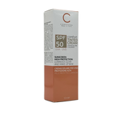 Cosmo Farma Comfort SPF 50 Sunblock Tinted Cream 50ml - كوزمو فارما كومفورت واقي شمس ملون SPF 50 كريم 50 مل