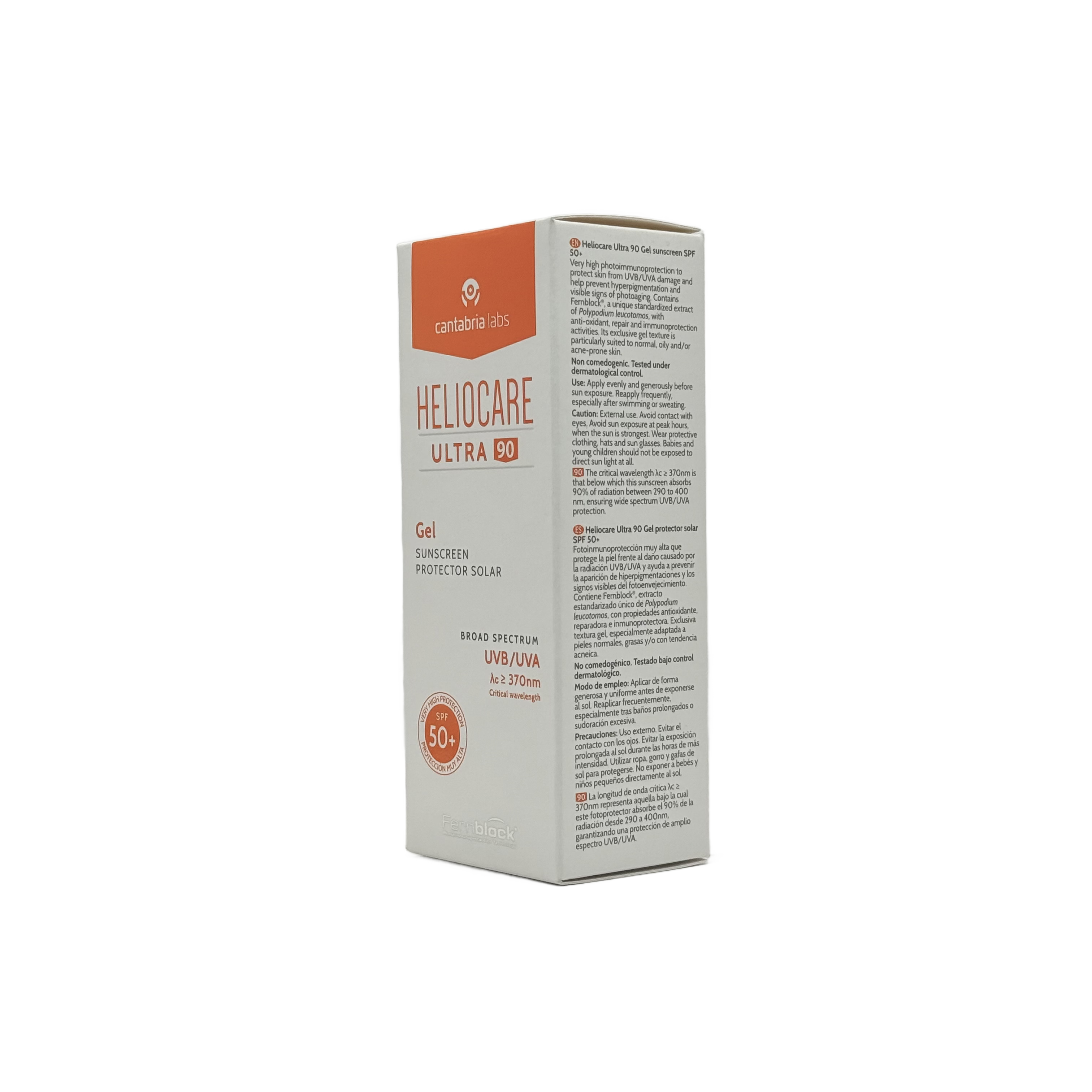 Cantabria Labs Heliocare Ultra 90 Gel SPF 50+ 50ml - كانتابريا لابز هيليوكير ألترا 90 جل SPF 50+ 50 مل