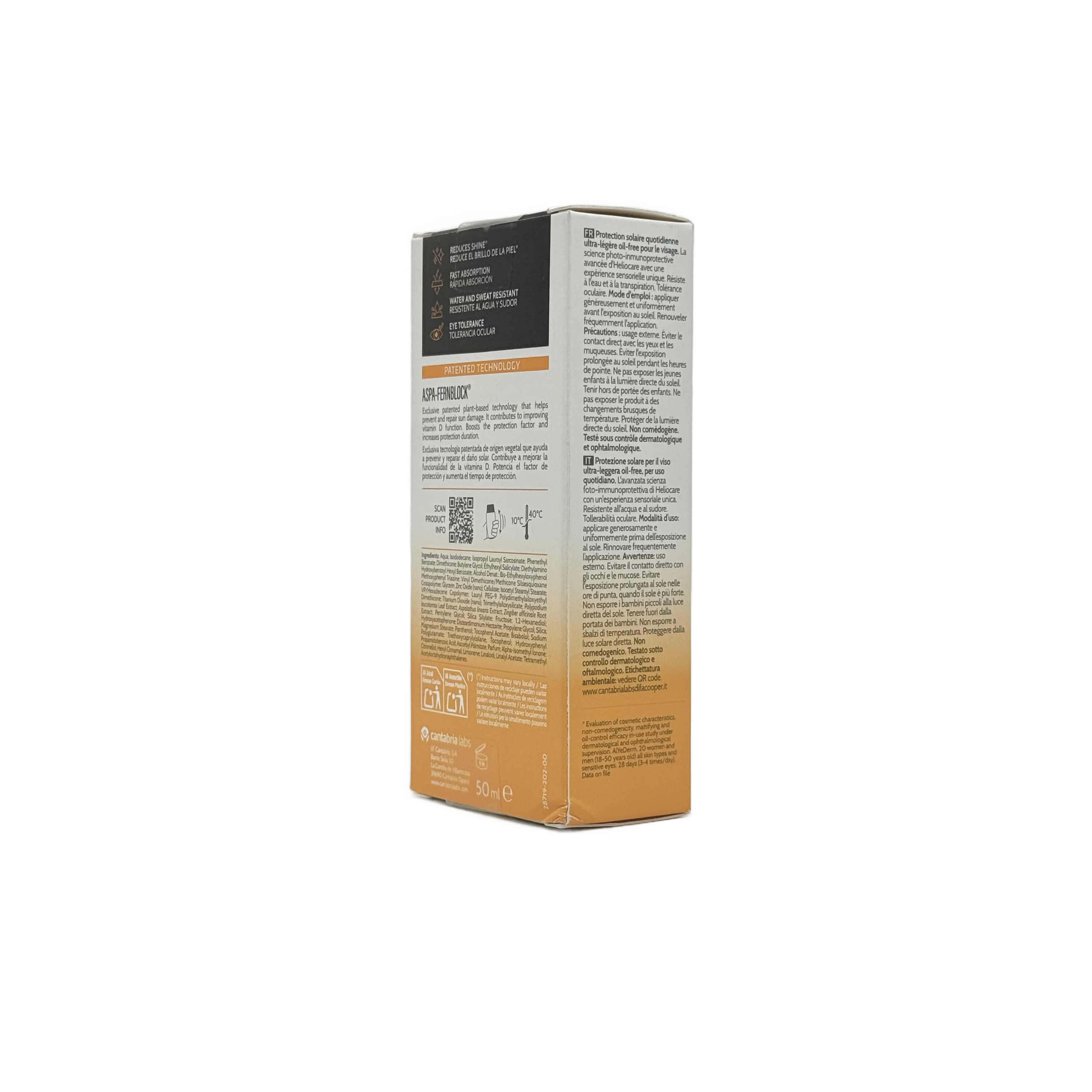 Cantabria Labs Heliocare 360º Sensation SPF 50+ 50ml - كانتابريا لابز هيليوكير 360 سنسيشن SPF 50+ 50 مل