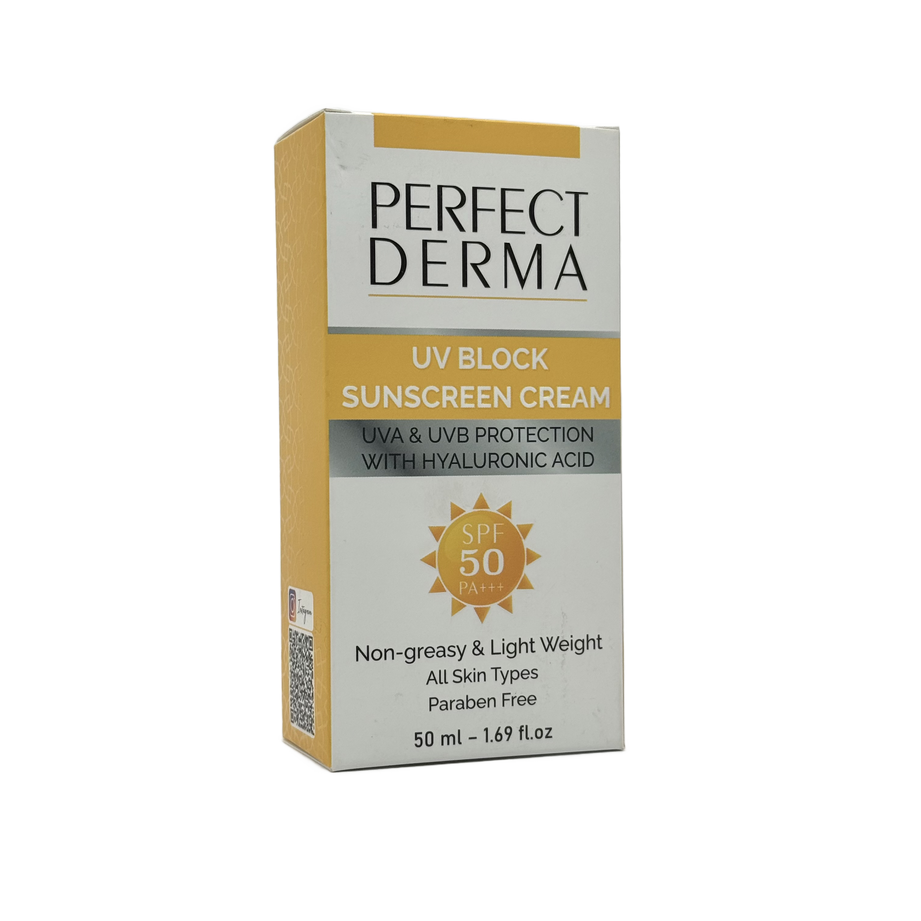 Perfect Derma Sunscreen SPF 30 Cream 50ml - بيرفكت ديرما كريم واقي شمس SPF 30 50 مل