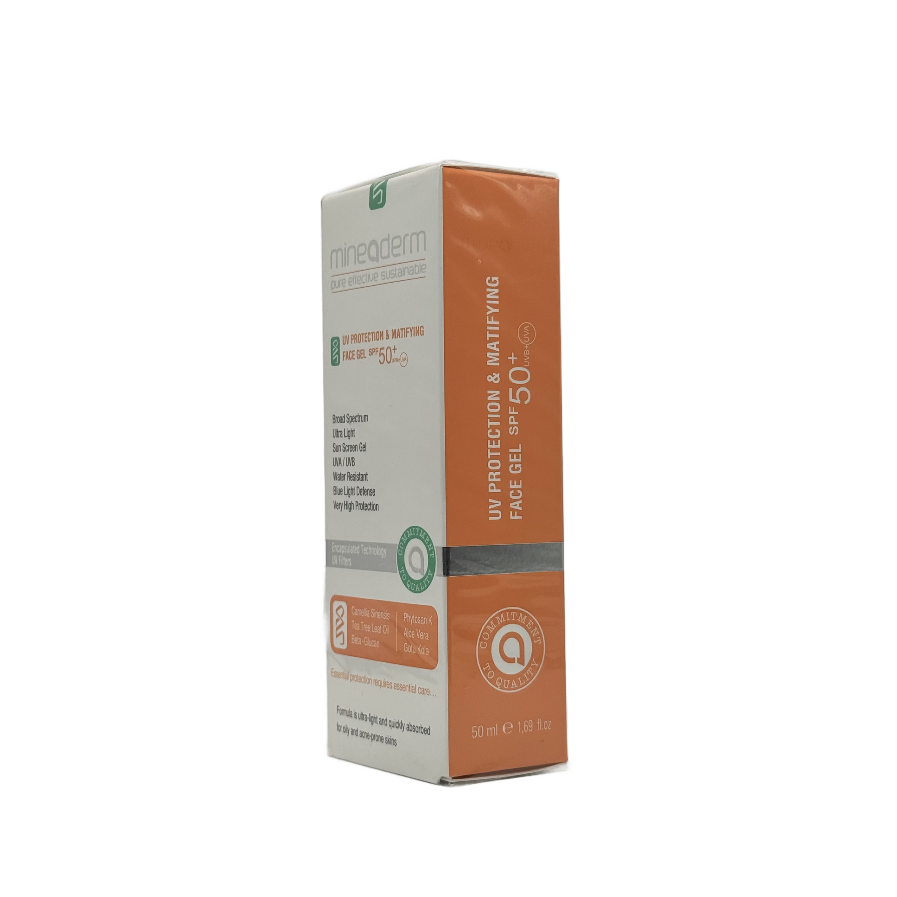 Mineaderm UV Protection & Matifying Face Gel SPF 50+ 50ml - مينيا ديرم جل واقي شمس ومطفي للوجه SPF 50+ 50 مل