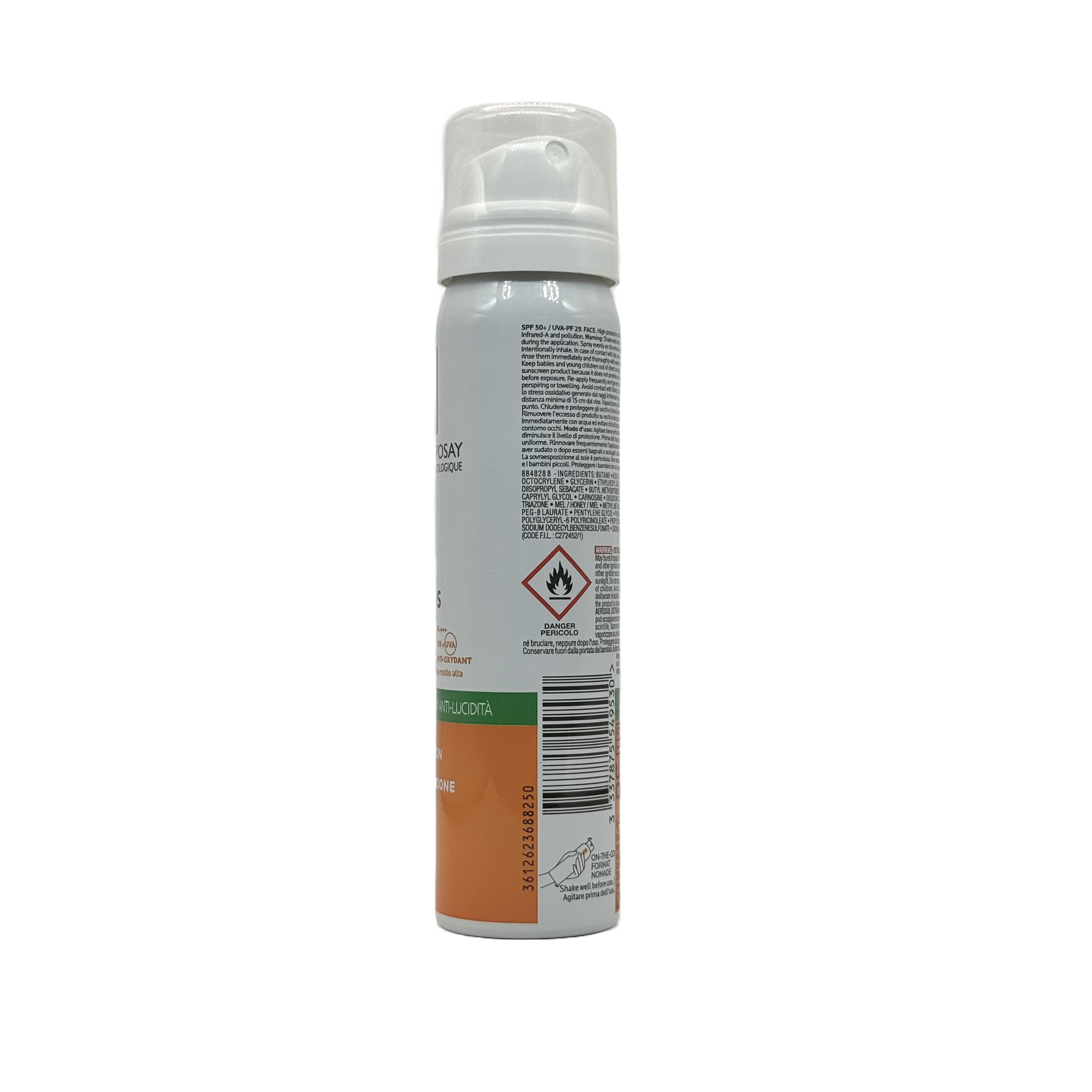 La Roche-Posay Anthelios Invisible Face Mist SPF 50 75ml - لاروش بوزيه أنثيليوس بخاخ واقي شمس غير مرئي للوجه SPF 50 75 مل