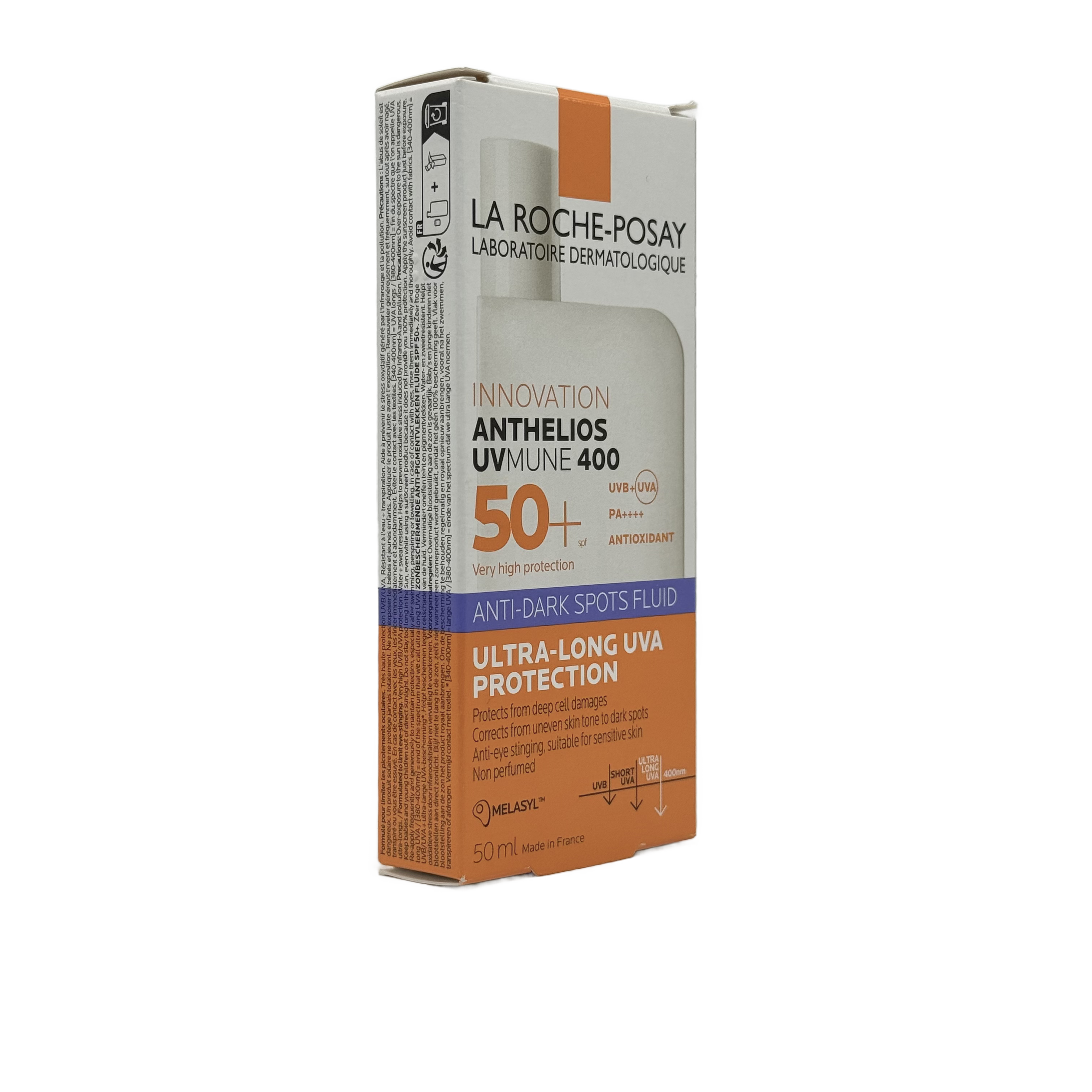 La Roche Posay Anthelios UVMUNE 400 Fluide Anti Taches 50ml - لاروش بوزيه أنثيليوس يوفي ميون 400 فلويد مضاد للبقع 50 مل