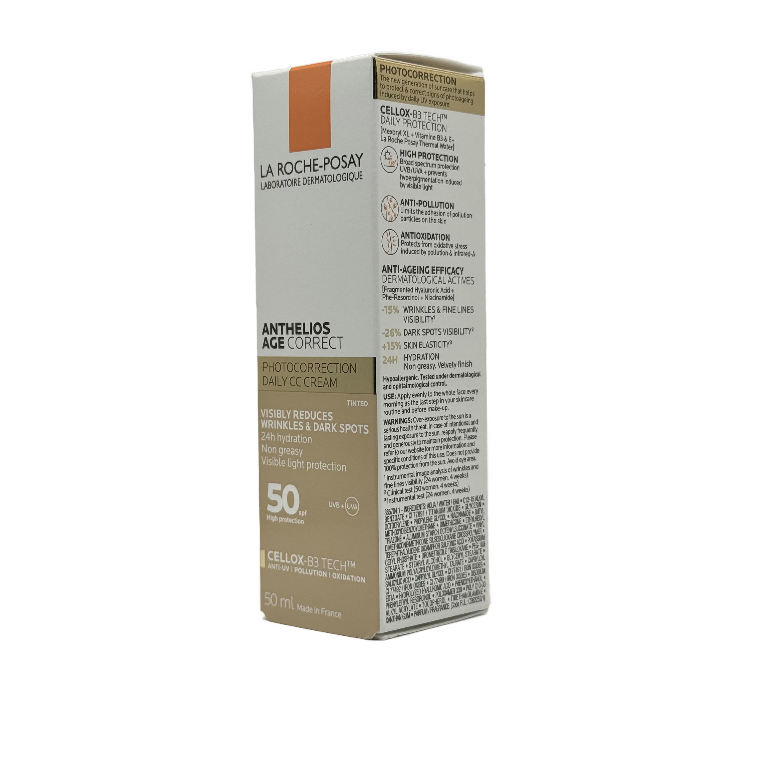 La Roche Posay Anthelios Age Correct SPF50 50ml - لاروش بوزيه أنثيليوس ايج كوركت SPF50 50 مل