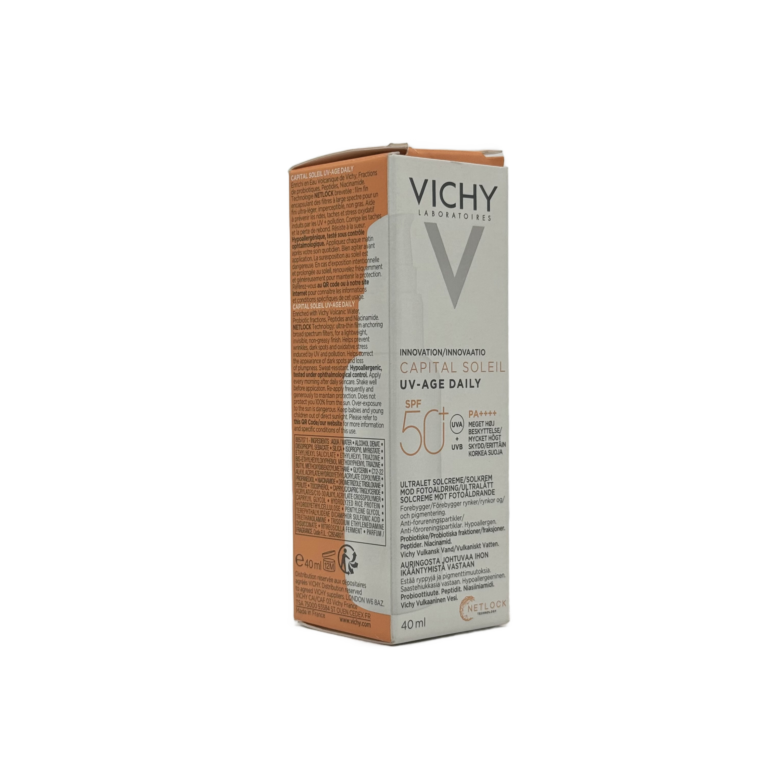 Vichy Capital Soleil UV Age Daily SPF50 40ml - فيشي كابيتال سولاي يو في ايج ديلي SPF50 40 مل