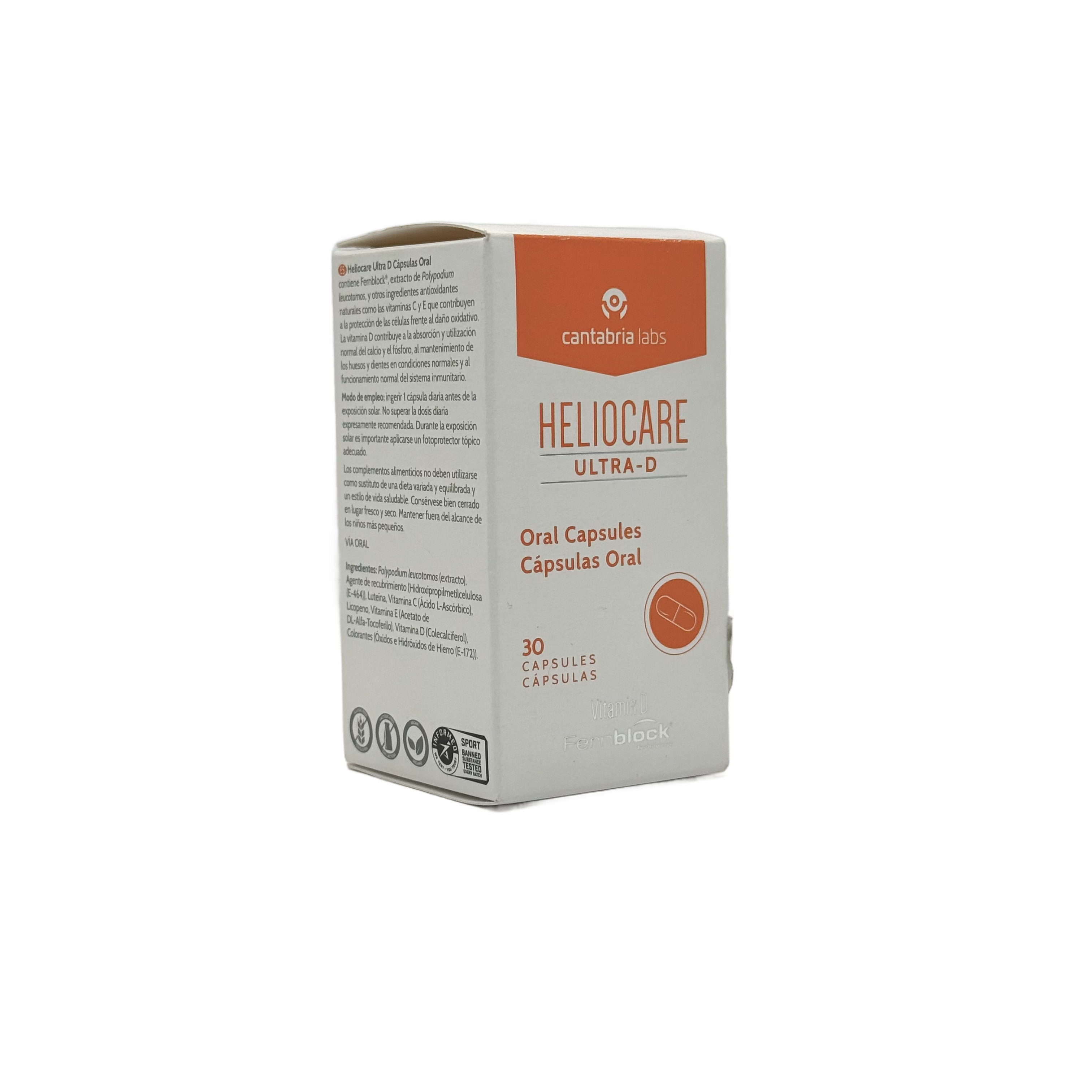 Cantabria Labs Heliocare Capsules Ultra D 30 Capsules - كانتاربريا لابز هيليوكير كبسولات ألترا دي 30 كبسولة