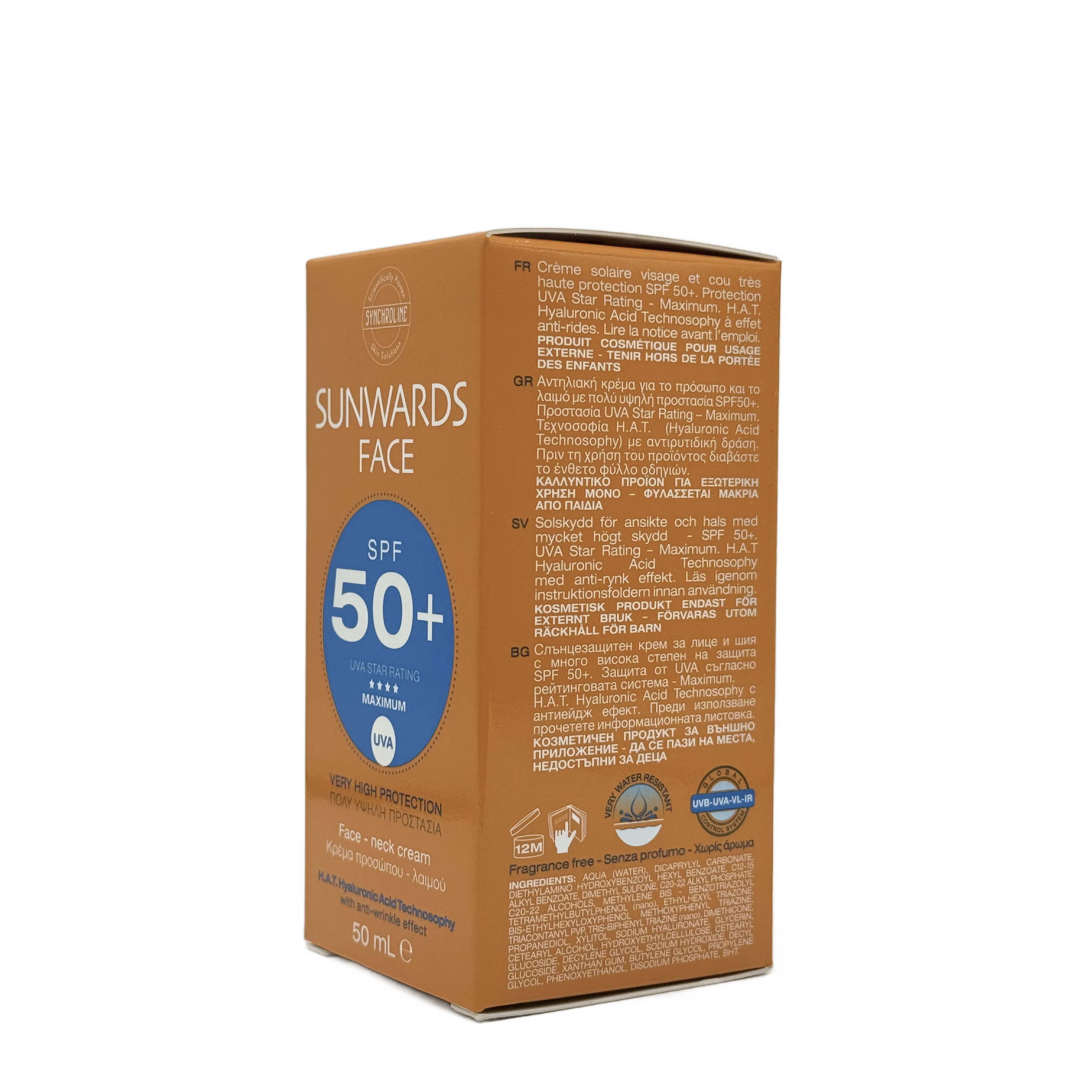 Synchroline Sunwards Face SPF50+ 50ml - سينكرولاين صن واردز للوجه SPF50+ 50 مل