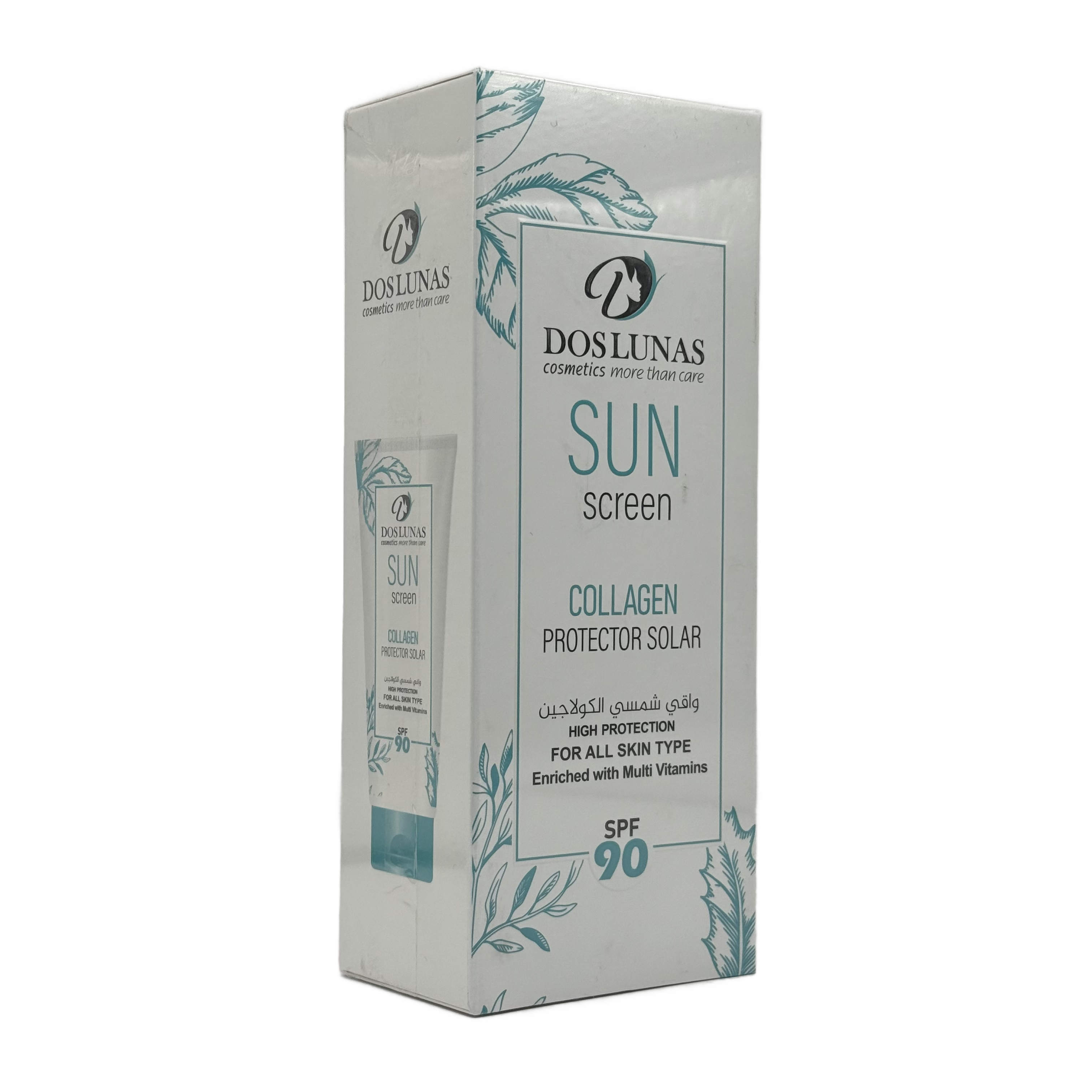Doslunas Sunscreen Cream SPF90 Collagen 130ml - دوسلوناس كريم واقي شمس SPF90 كولاجين 130 مل
