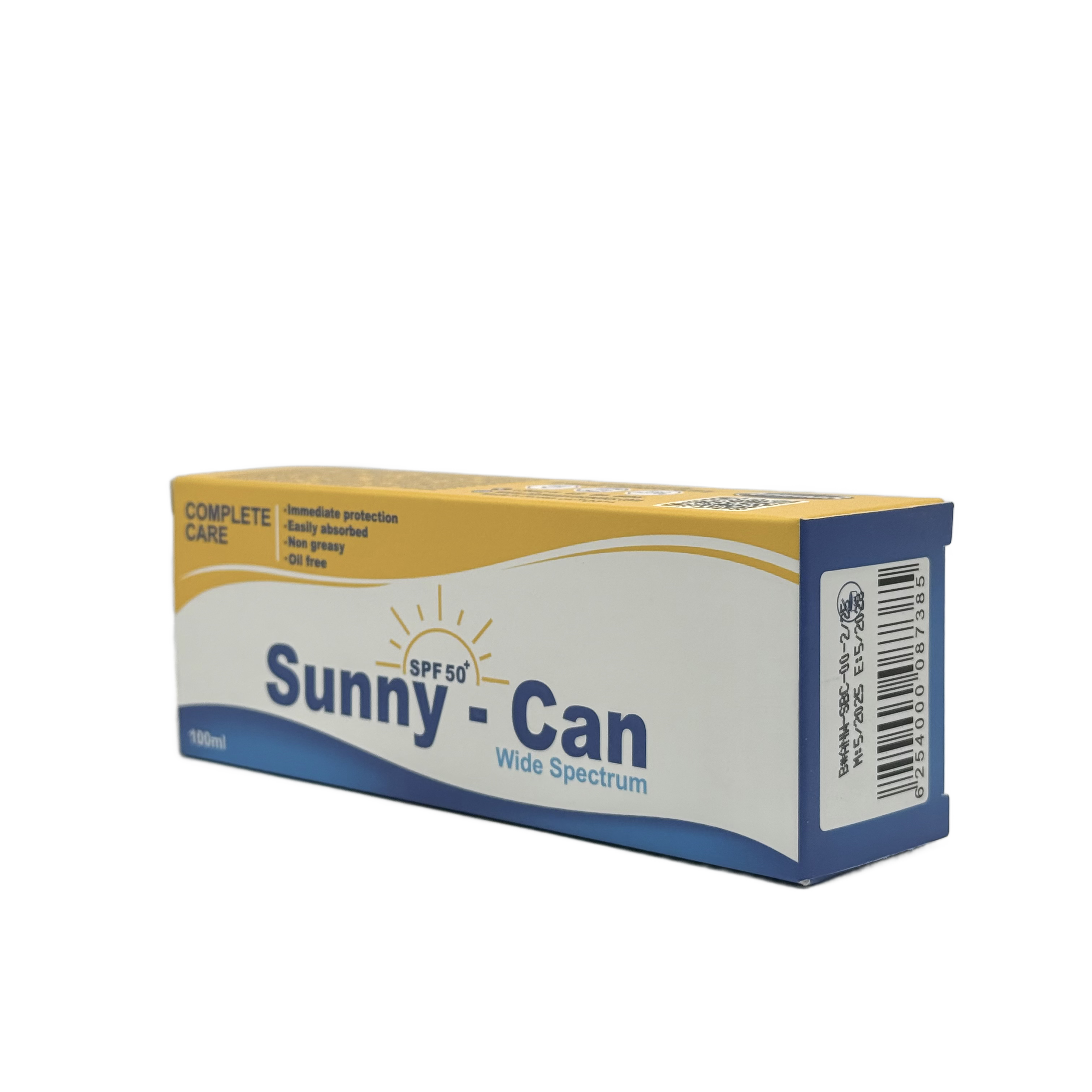 Sunny-Can Cream Sun Care Cream SPF50+ 100ml - صني كان كريم واقي شمس SPF50+ 100 مل