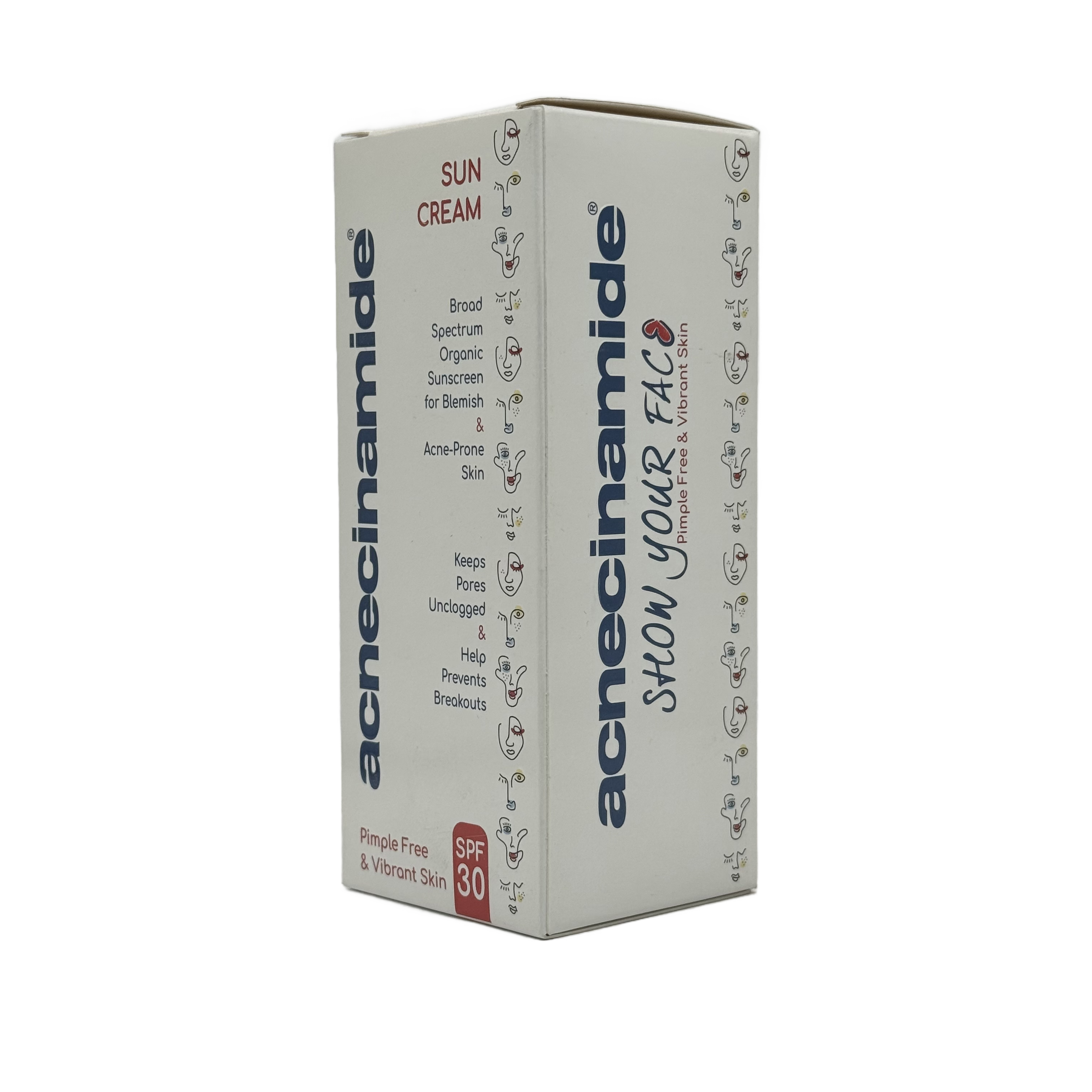 Acnecinamide Sun Cream SPF30 100ml - أكنيسيناميد كريم واقي شمس SPF30 100 مل