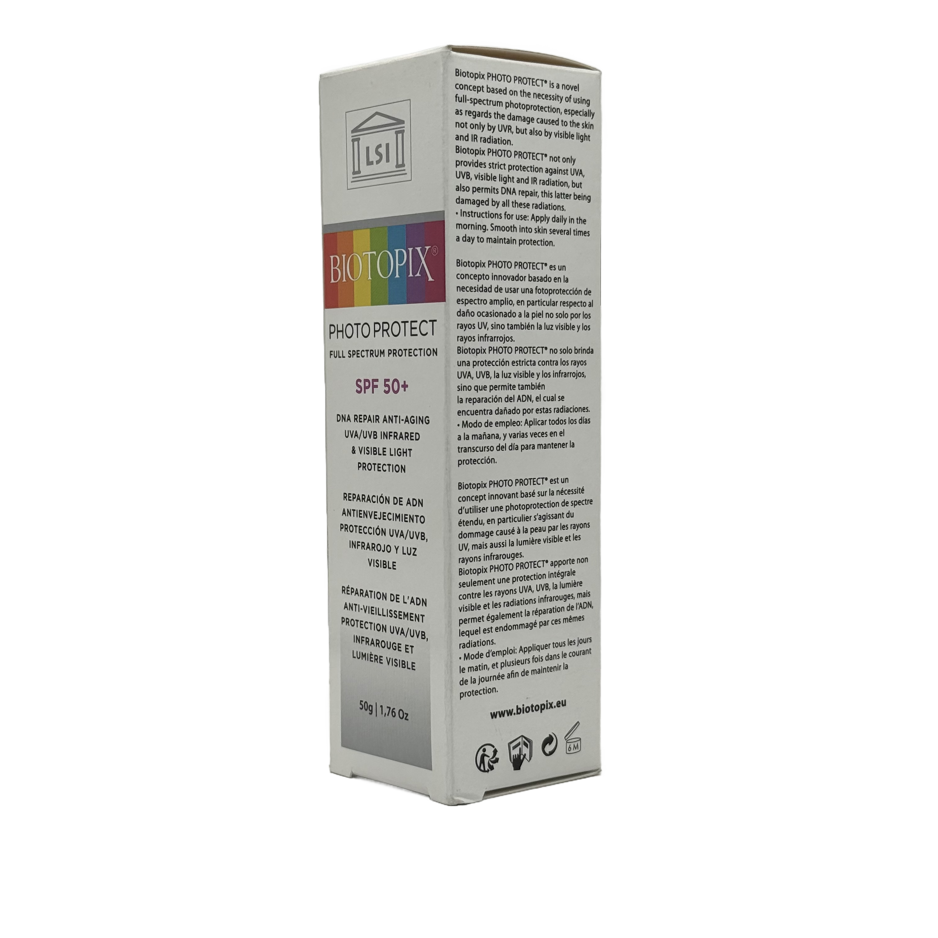 BIOTOPIX Photo Protect Full Spectrum Protection Cream SPF50+ 50g - بايوتوبيكس فوتو بروتكت كريم حماية كاملة الطيف SPF50+ 50 غ