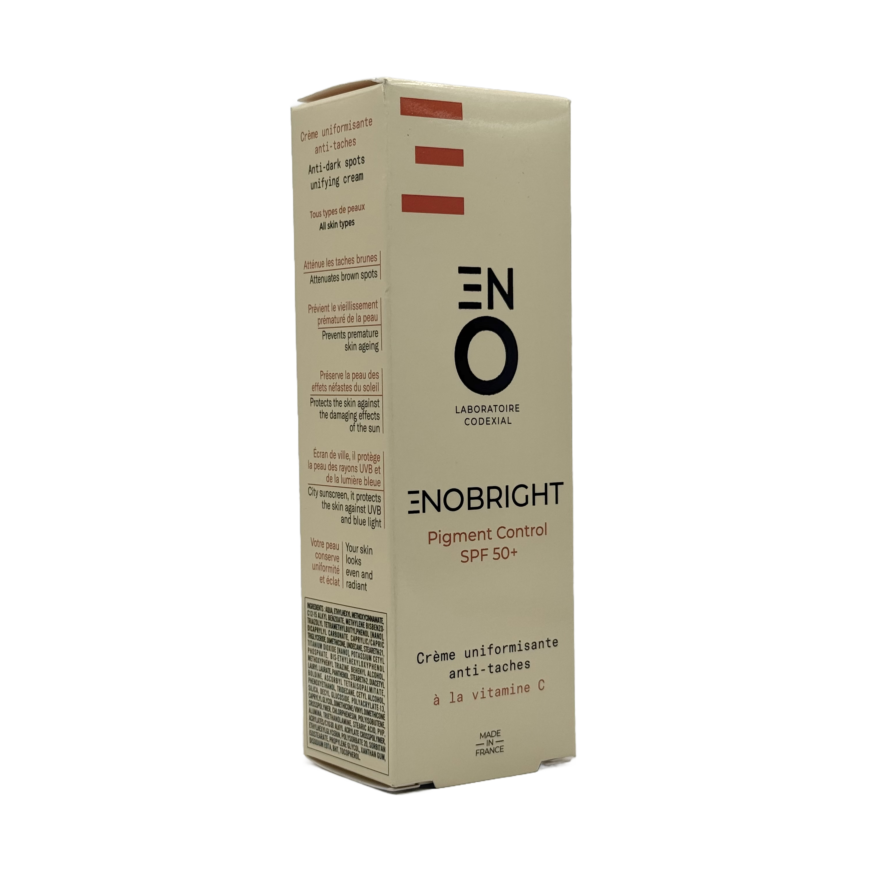 Codexial Enobright Pigment Control SPF50+ 30ml - كوديكسيل إينوبرايت بيجمنت كنترول SPF50+ 30 مل
