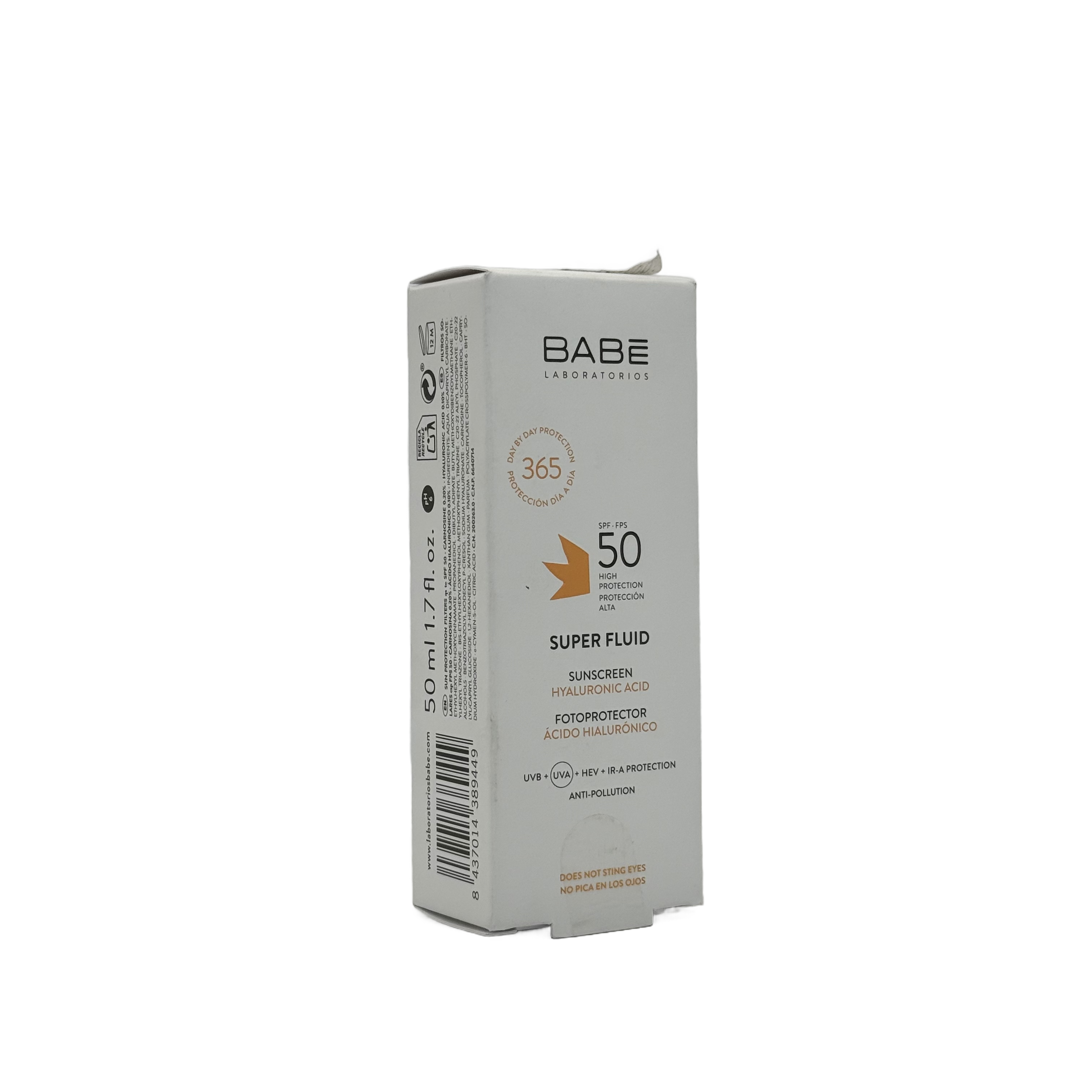 Babe Super Fluid Sunscreen SPF50 50ml - بيبي سوبر فلويد واقي شمس SPF50 50 مل