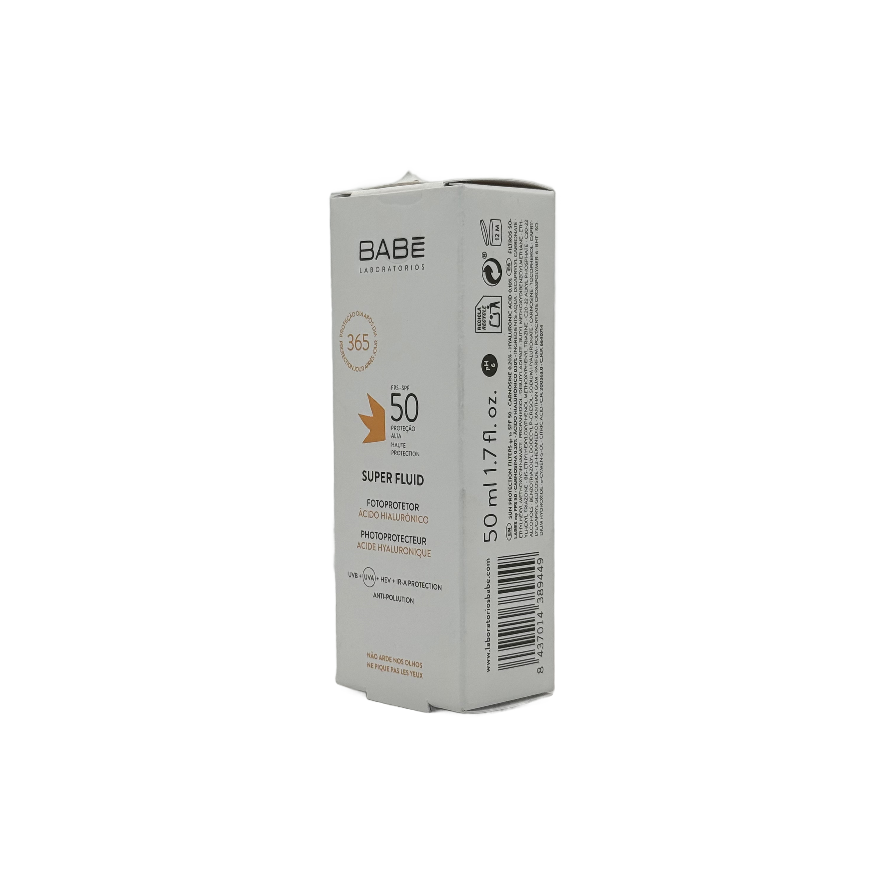 Babe Super Fluid Sunscreen SPF50 50ml - بيبي سوبر فلويد واقي شمس SPF50 50 مل