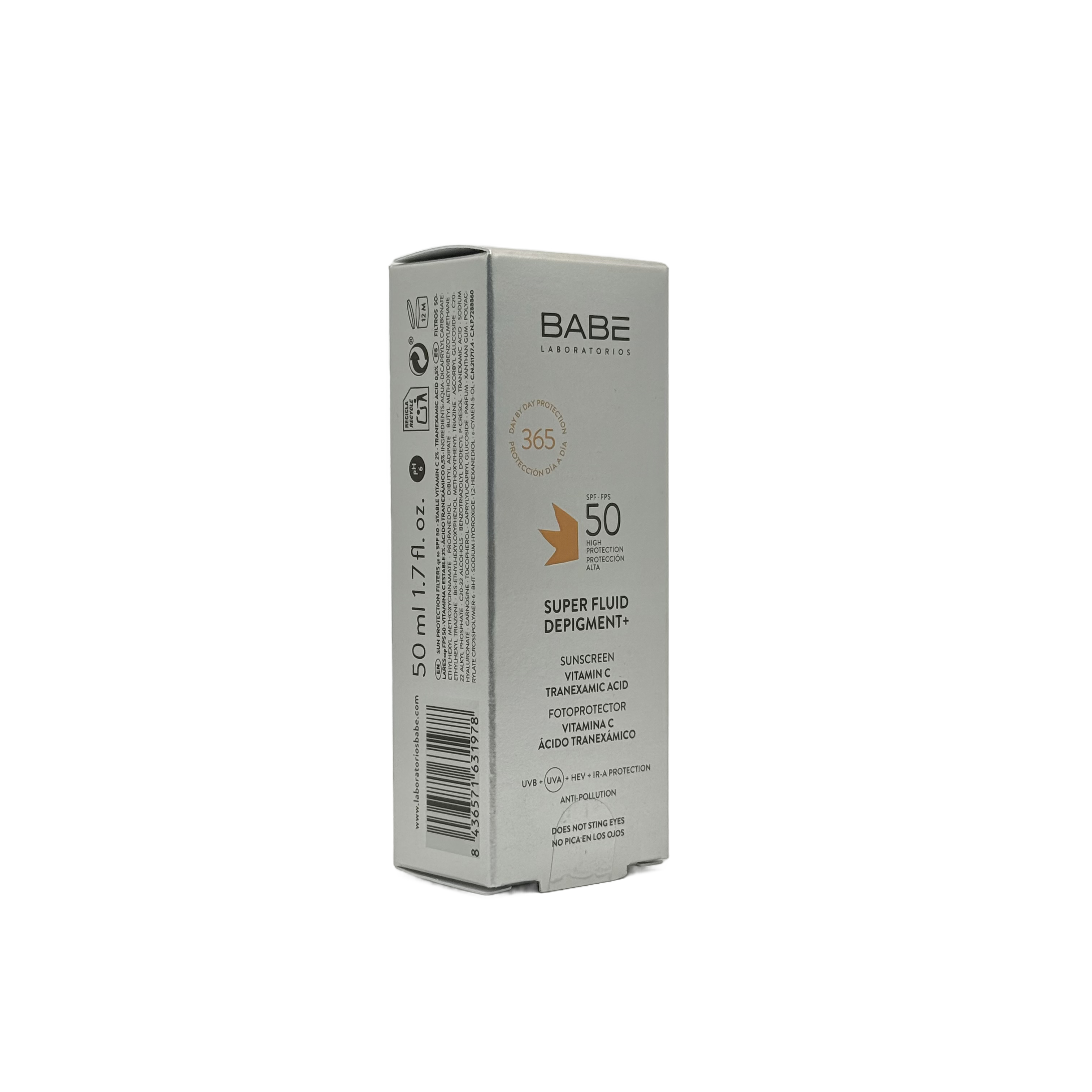 Babe Super Fluid Depigment SPF50 50ml - بيبي سوبر فلويد ديبيجمنت SPF50 50 مل