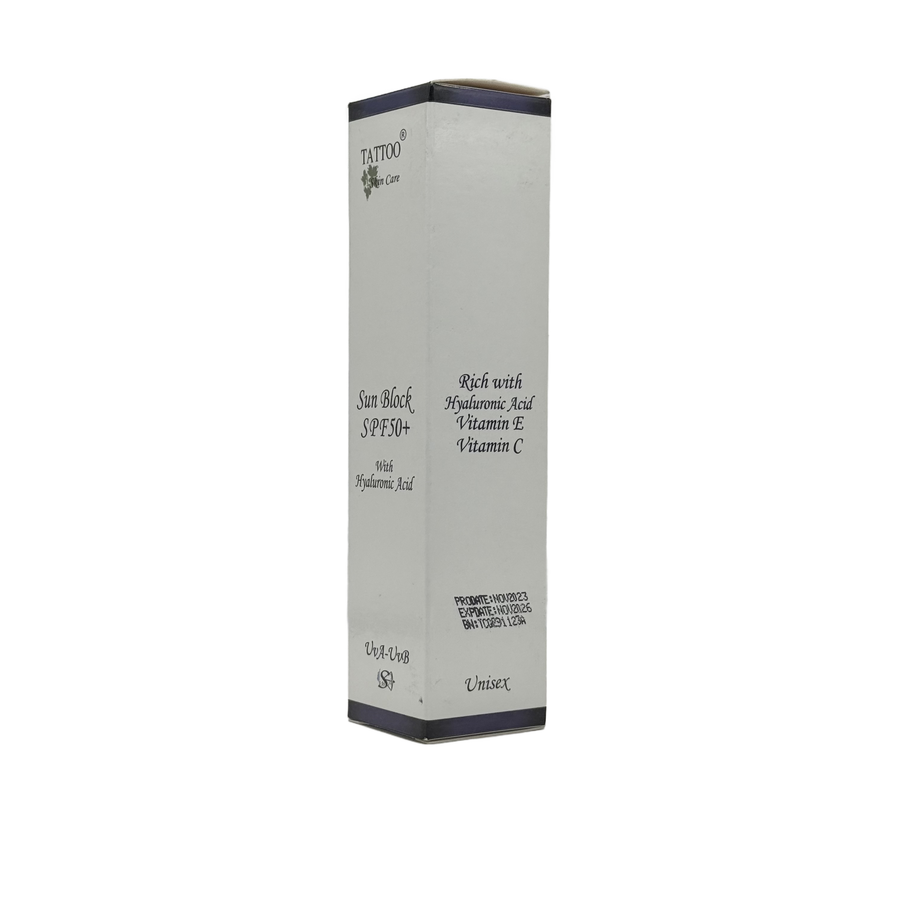 Tattoo SPF50 Sunscreen 50ml - تاتو واقي شمس SPF50 50 مل