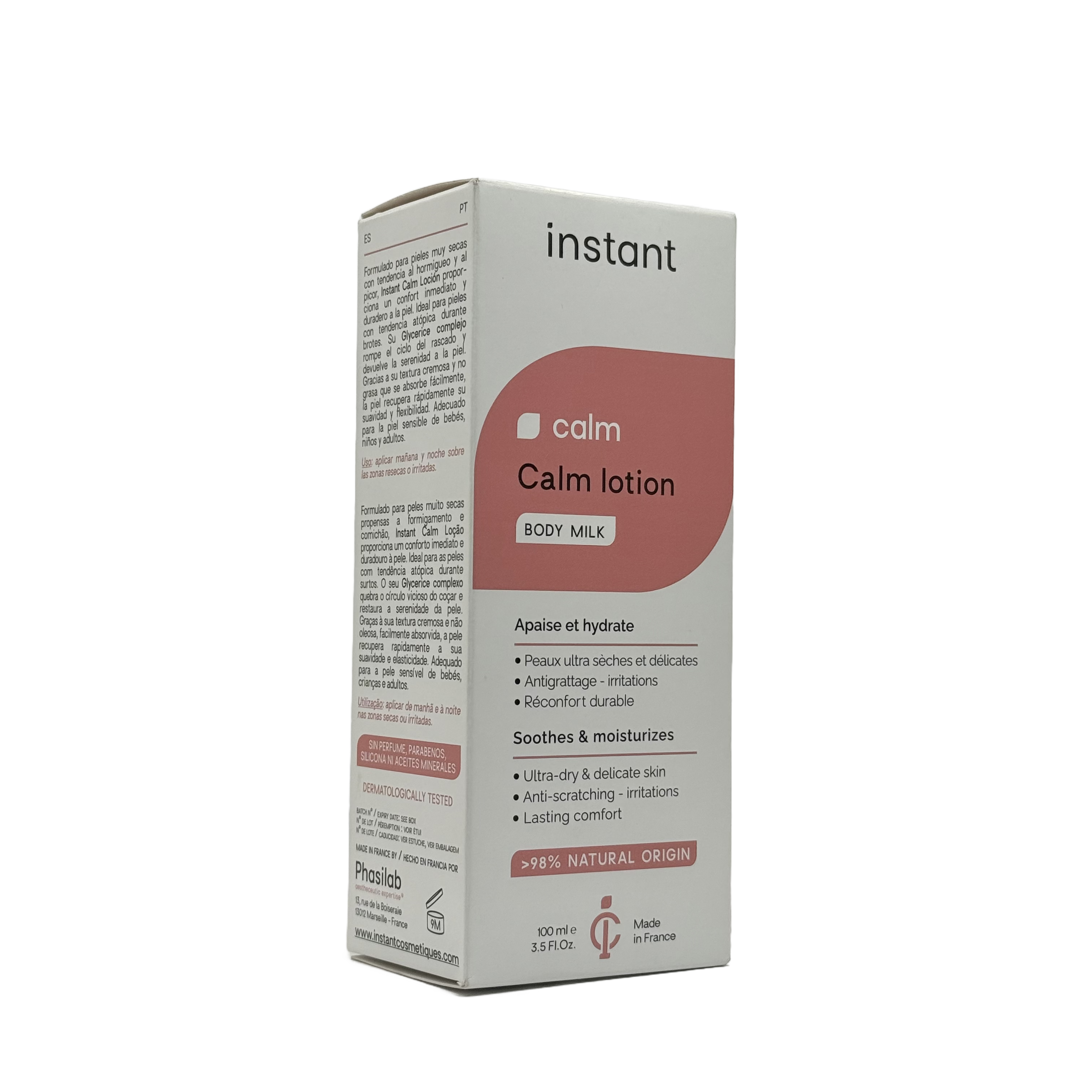 Phasilab INSTANT CALM LOTION 100ml - فاسيلاب إنستانت كالم لوشن 100مل
