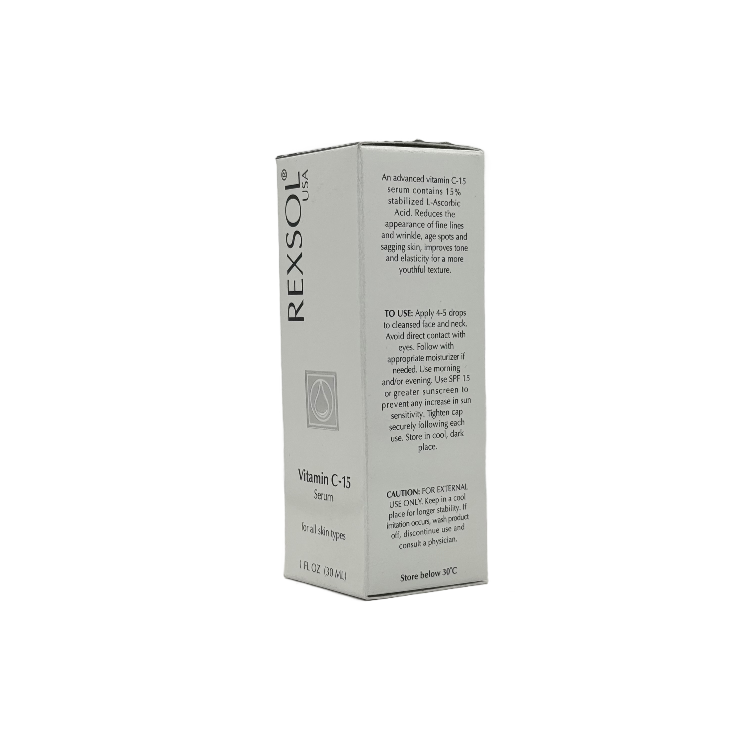 Rexsol Vitamin C 15 Serum 30ml - ريكسول فيتامين سي 15 سيروم 30مل