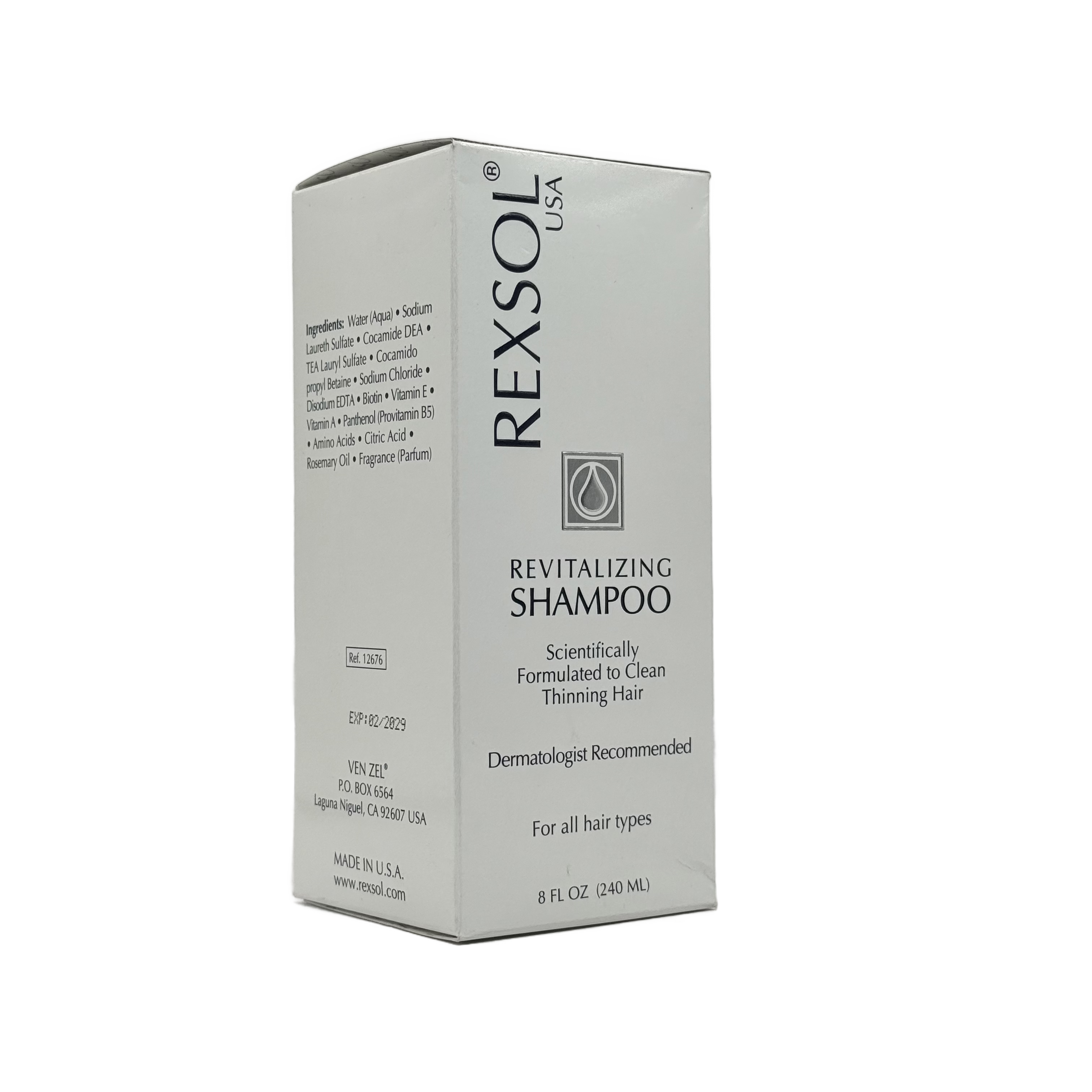 Rexsol Revitalizing Shampoo 240ml - ريكسول ريفايتالايزينغ شامبو 240مل