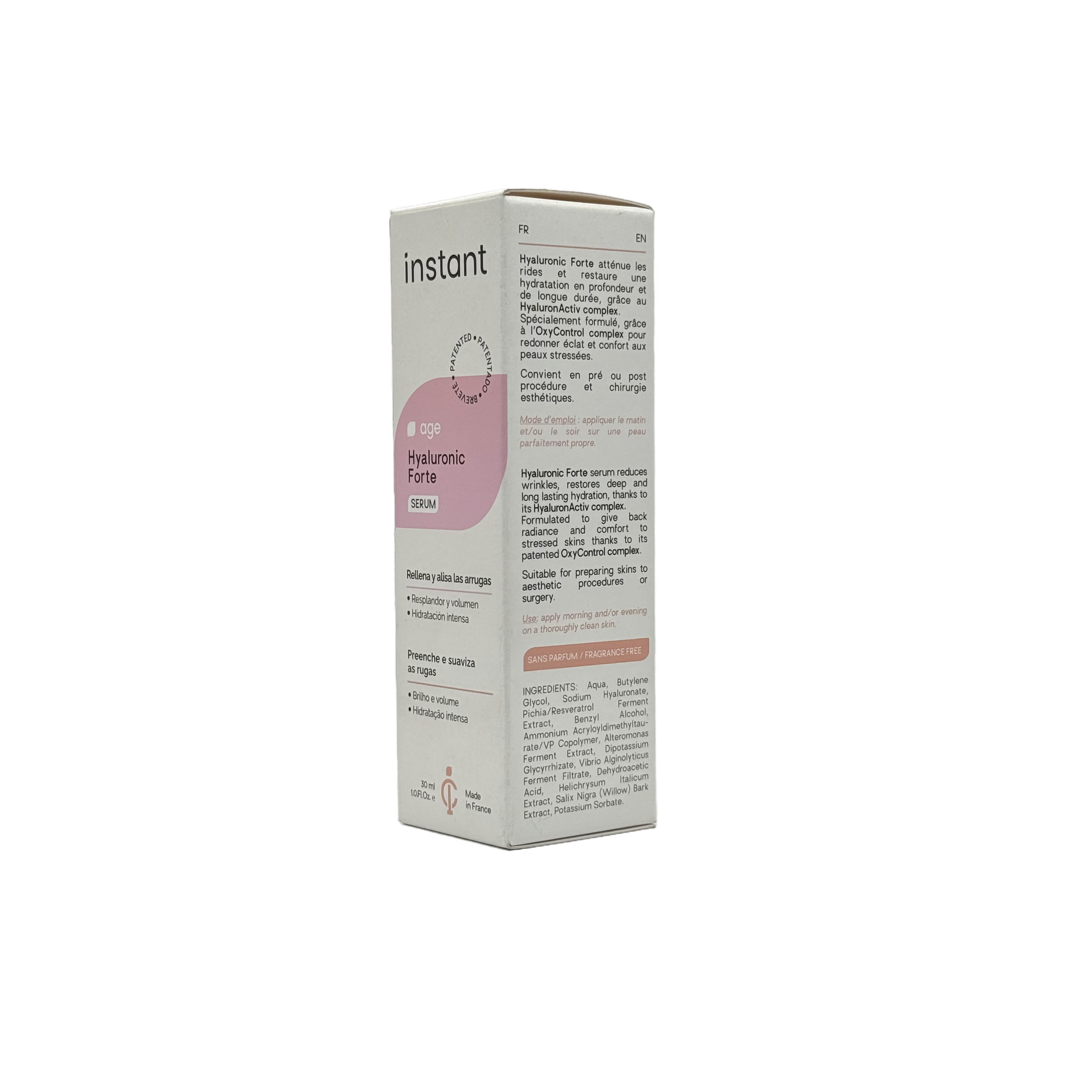 Phasilab Instant Age Hyaluronic Forte Serum 30ml - فاسيلاب إنستانت إيج هيالورونيك فورت سيروم 30مل